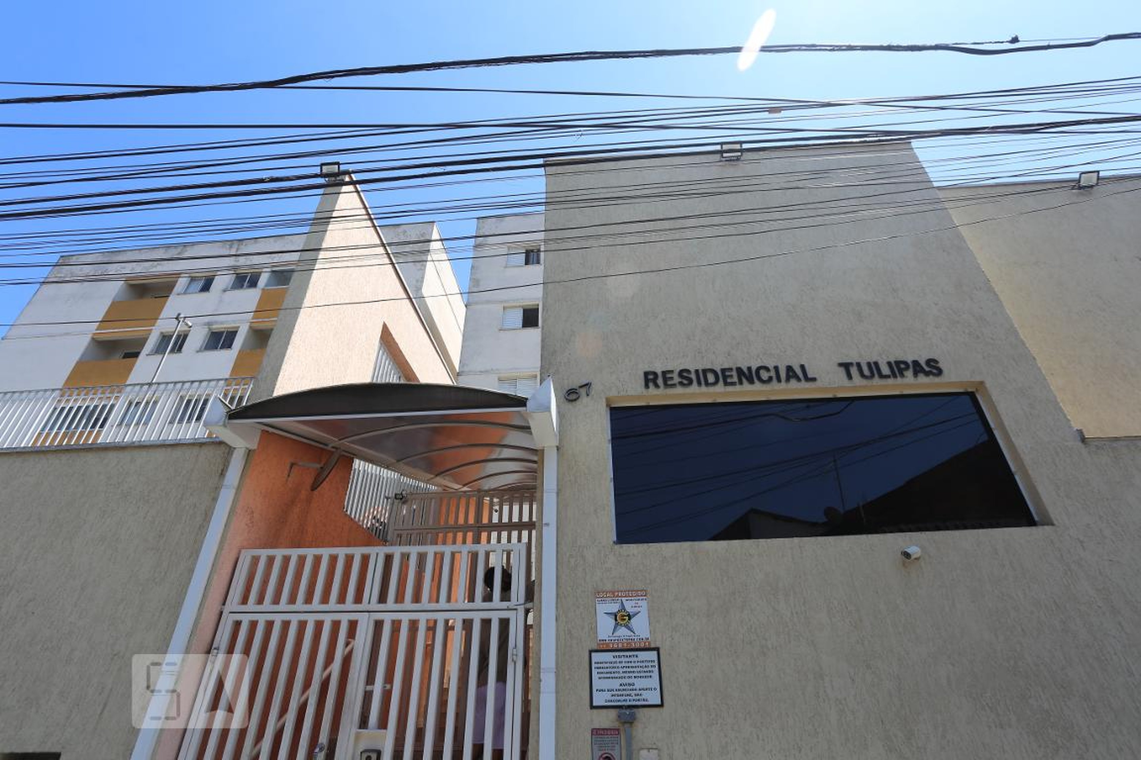 Fachada do Condomínio Residencial Tulipas