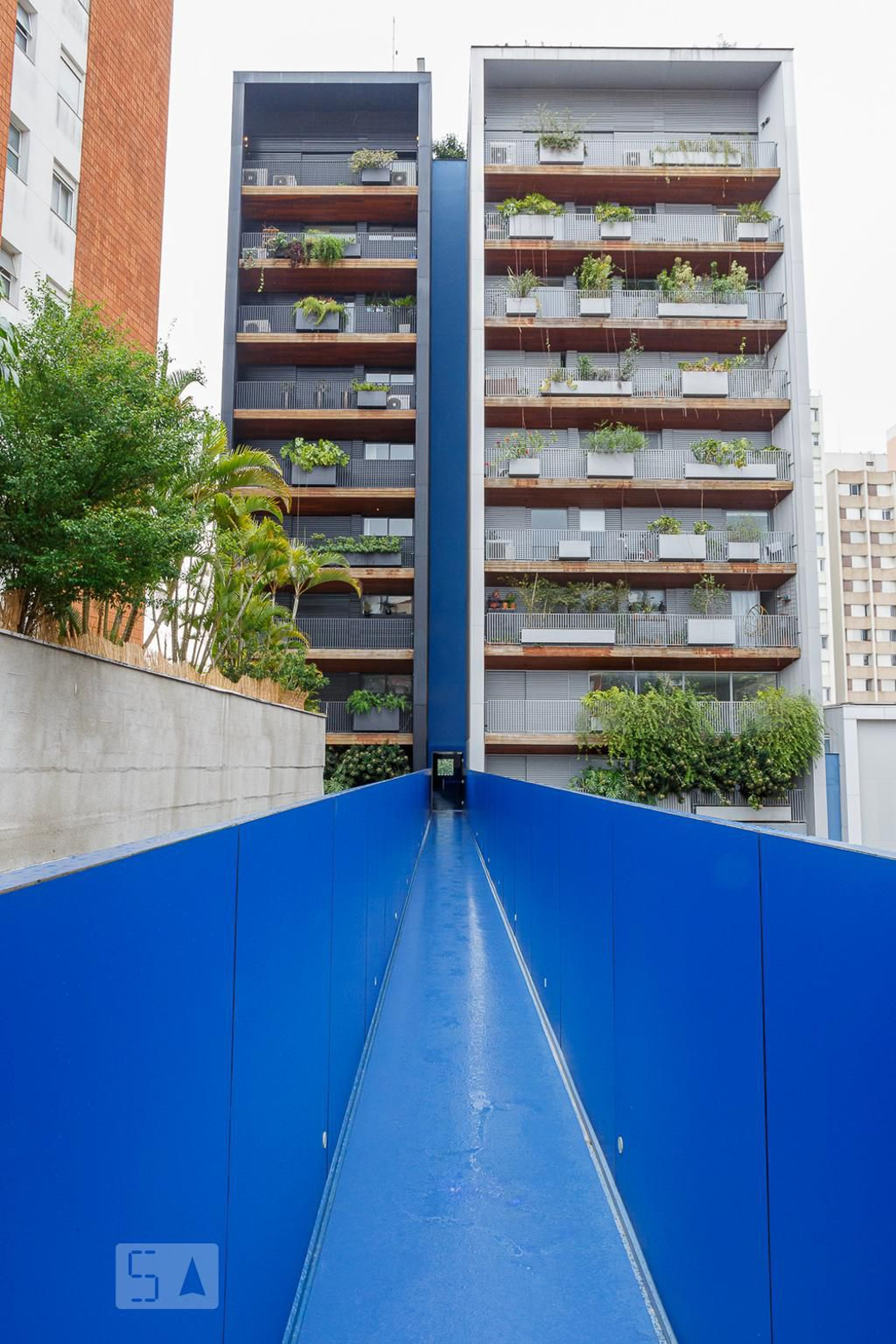 Fachada Condomínio Azul