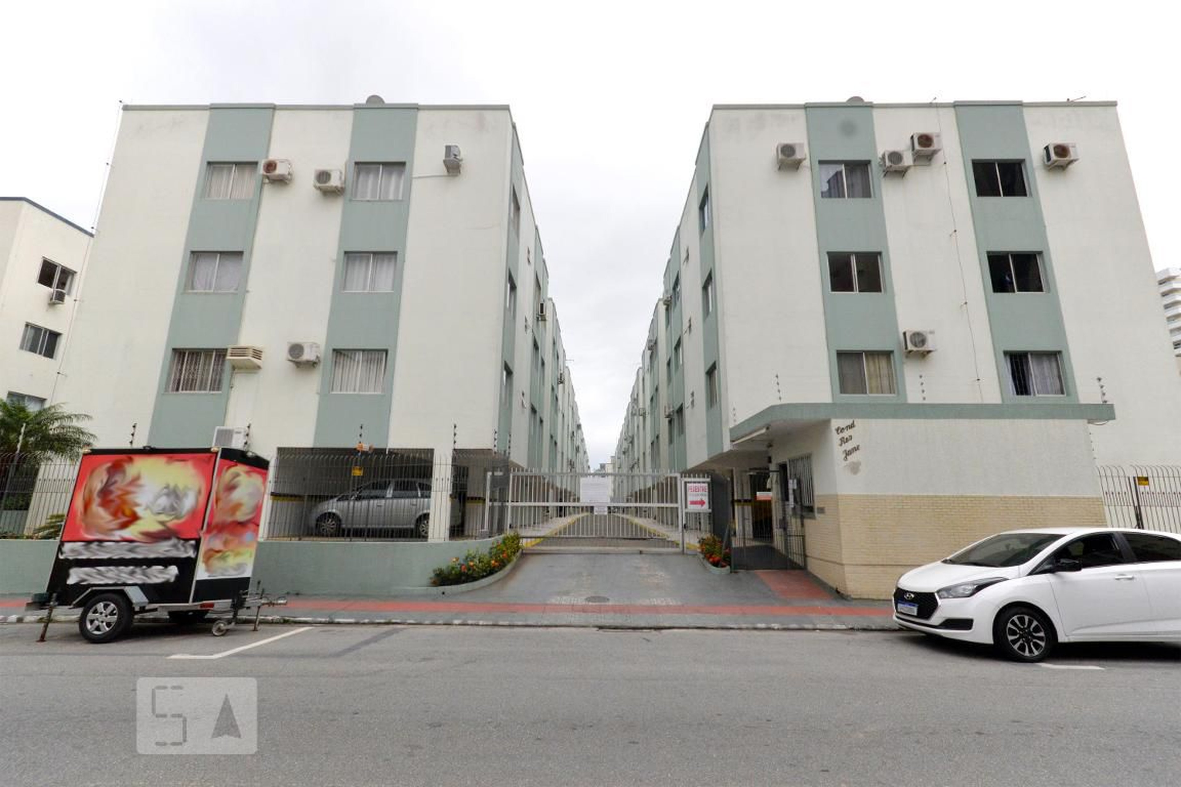 Fachada do condomínio Residencial Jane