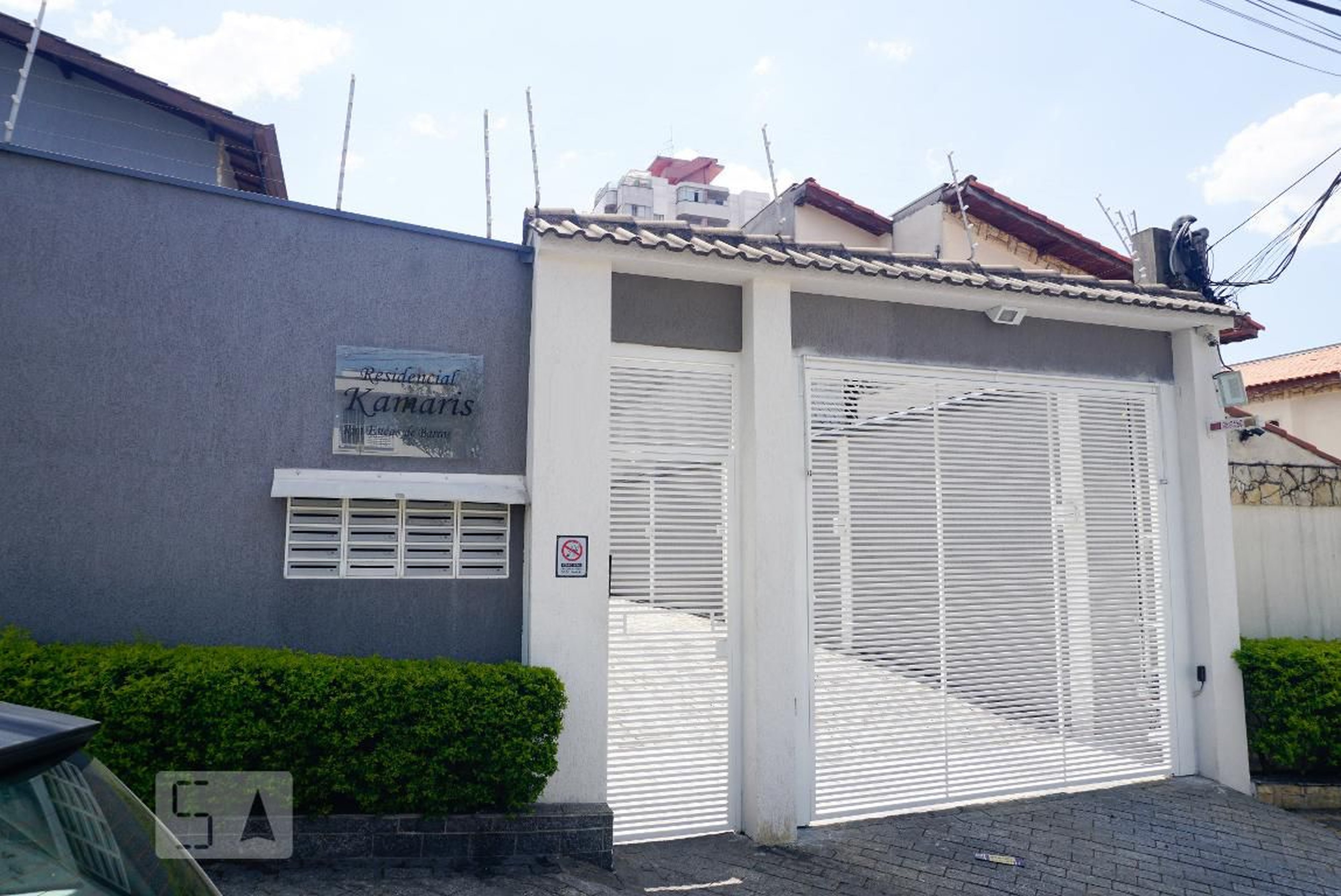 Fachada do Condomínio Residencial Kamaris
