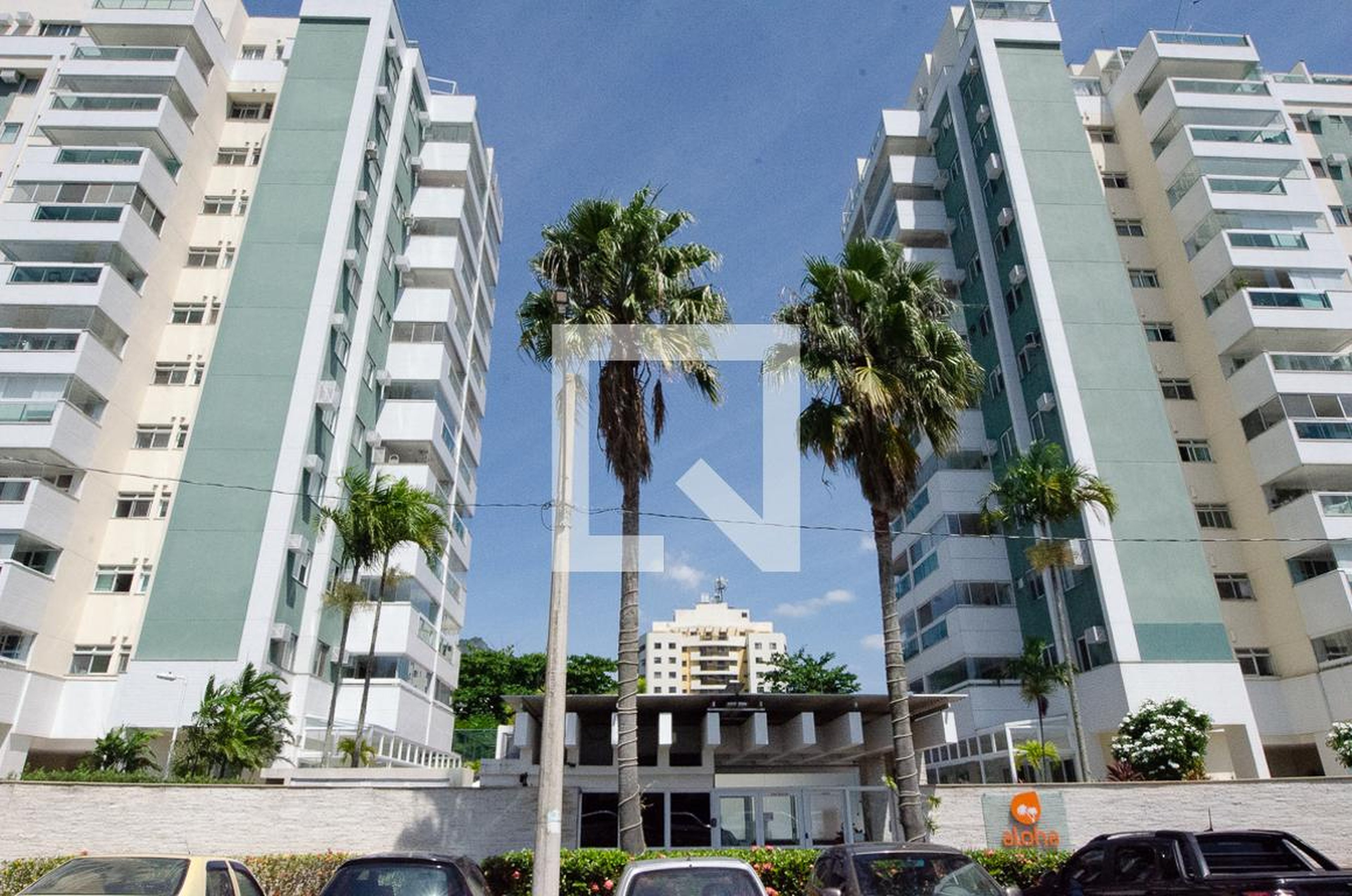 Fachada Condomínio Aloha Clube Residence