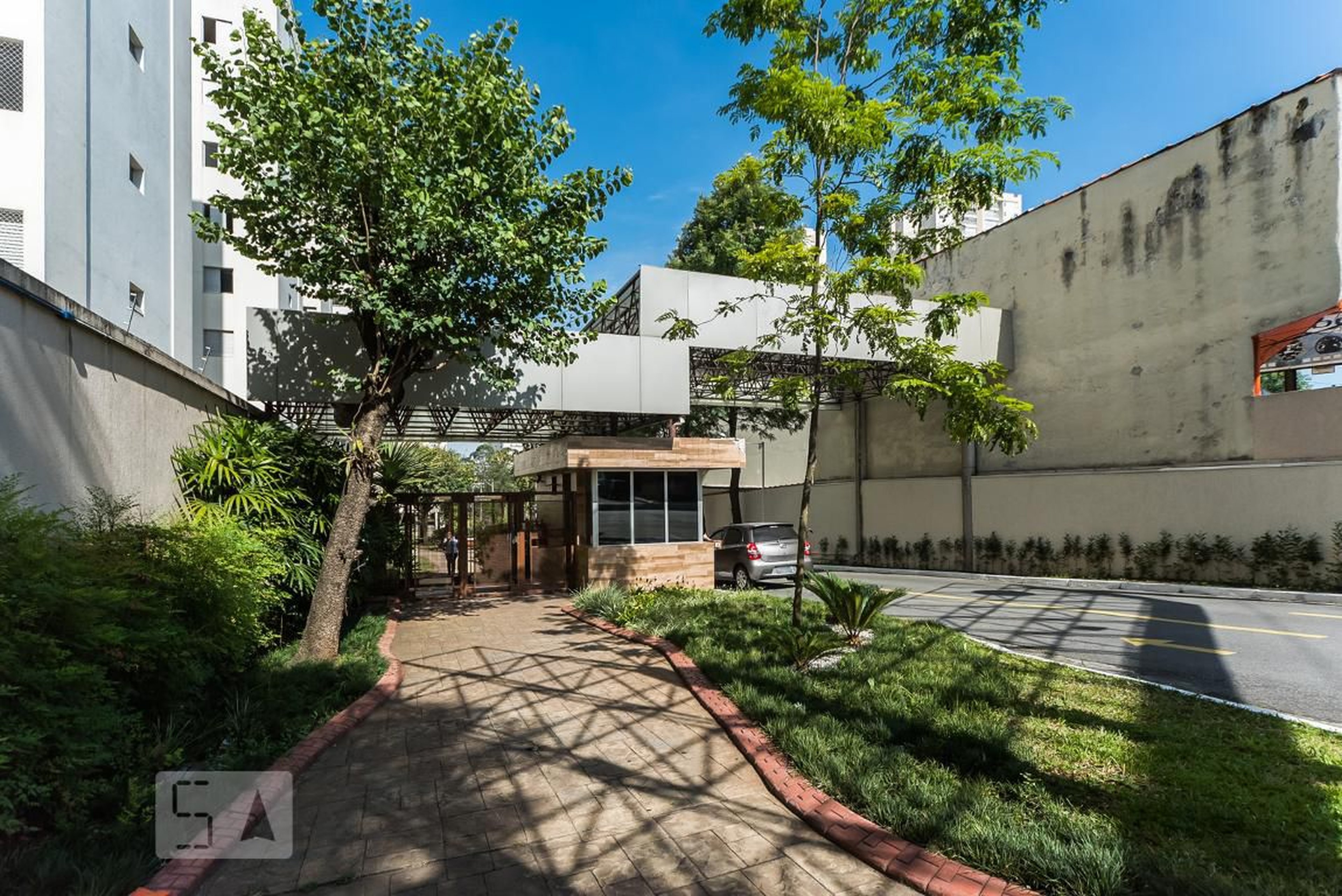 Fachada do Condomínio Residencial Parque das Árvores