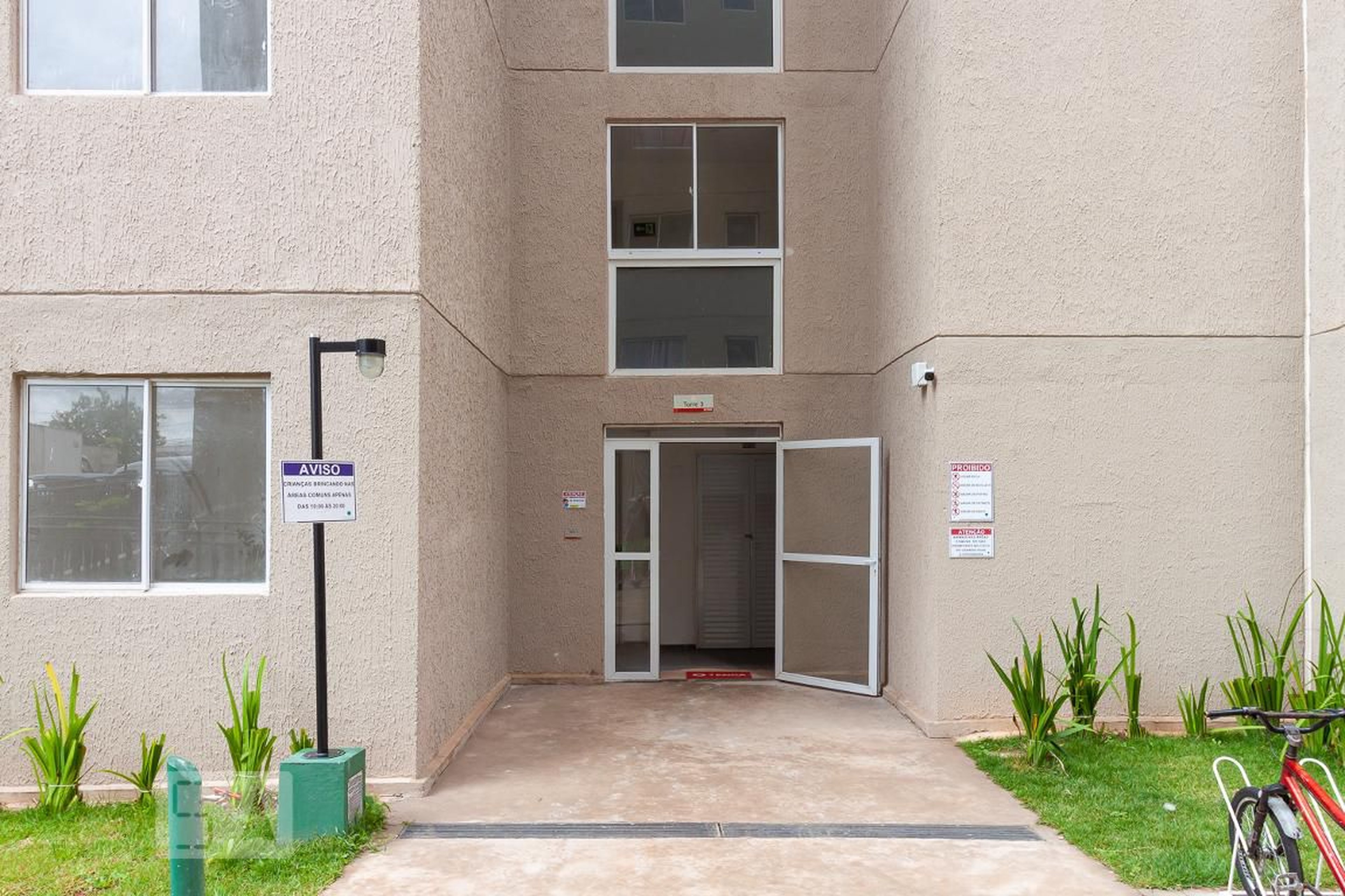 Fachada do Prédio Residencial Turquesa