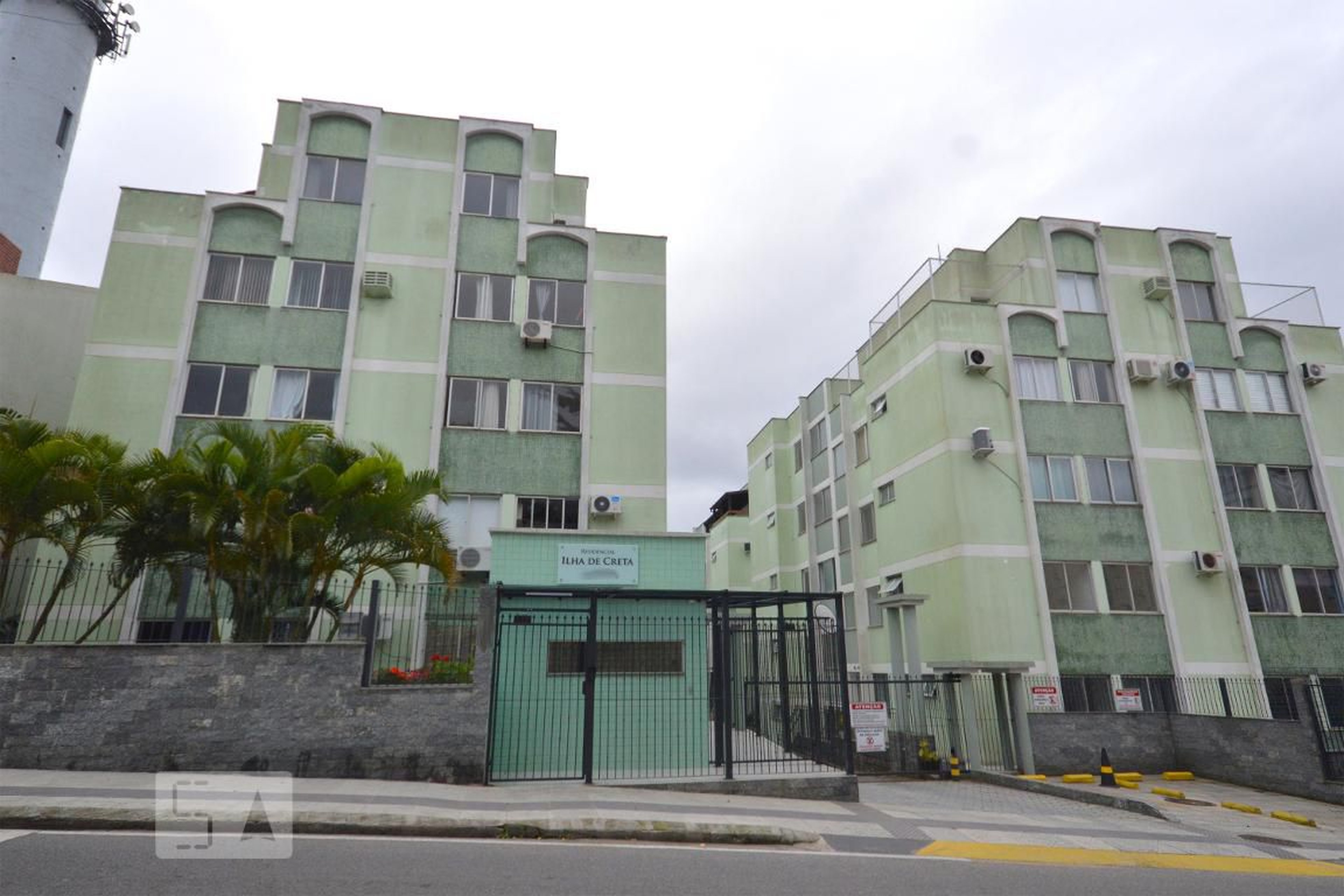 Fachada do condomínio Residencial Ilha de Creta