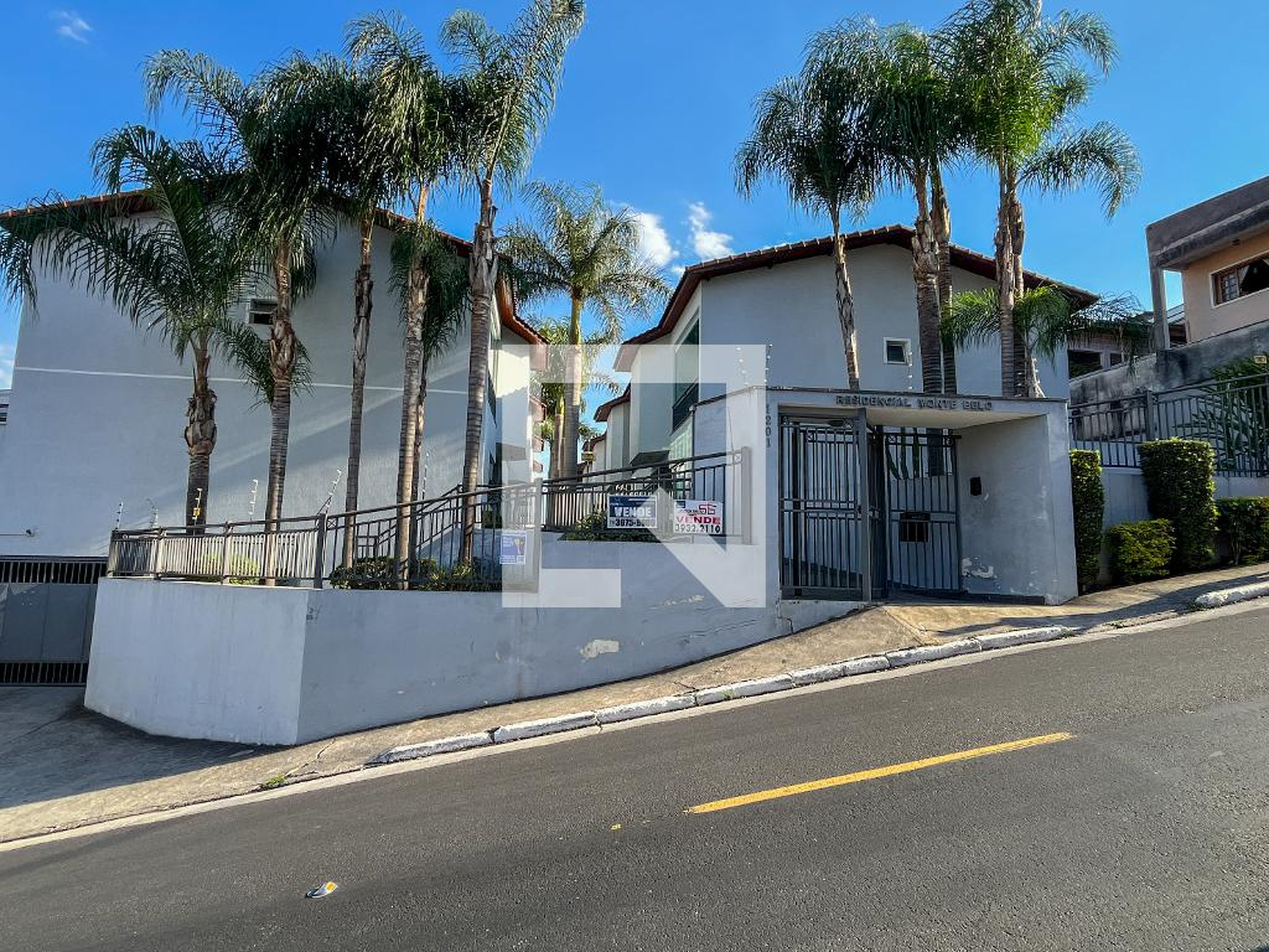 Fachada do condomínio Residencial Monte Belo