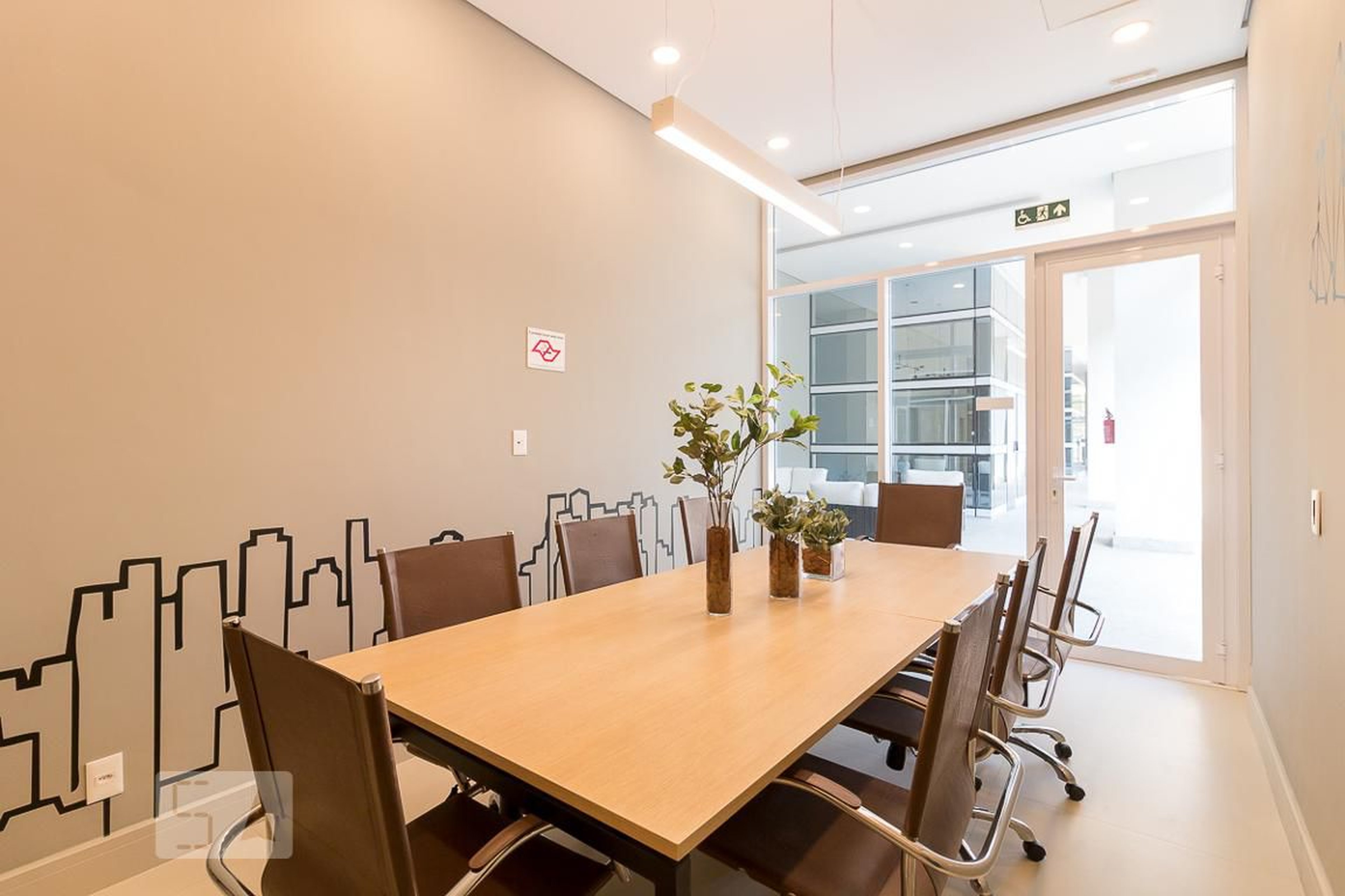 Sala de reunião - Patteo Bosque Maia