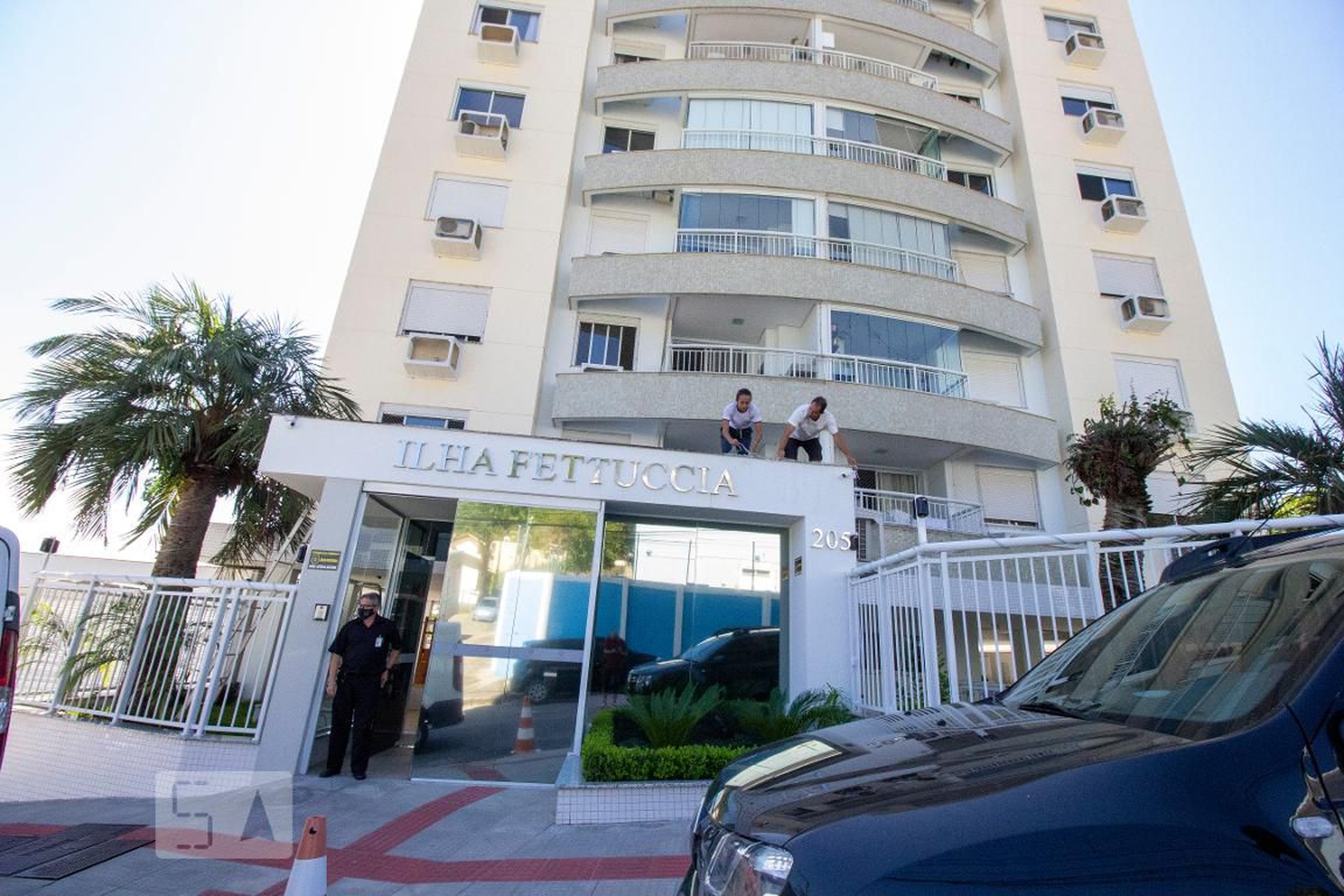 Fachada do condomínio Condomínio Ilha Fettuccia