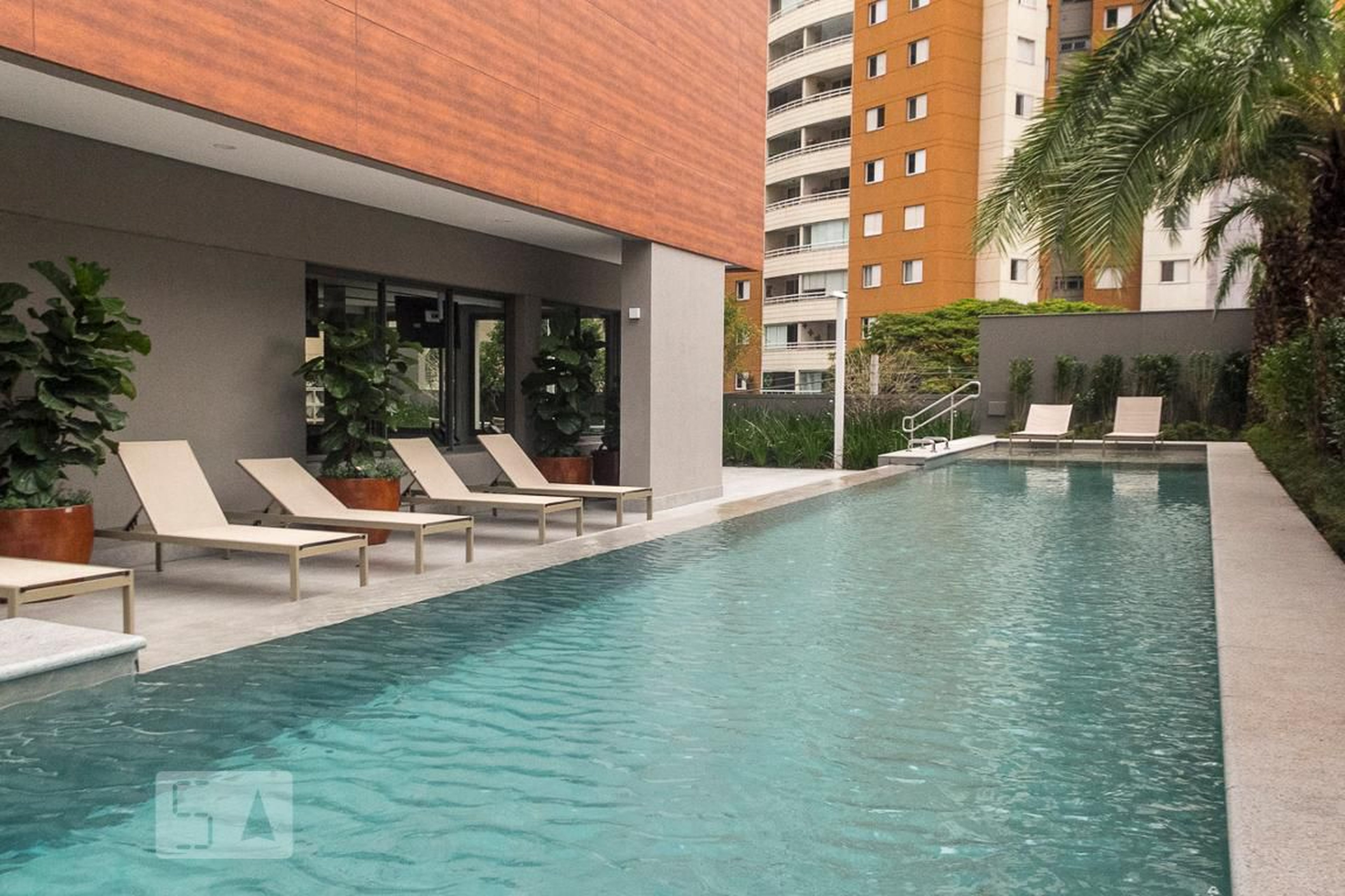 Piscina - Vitrali Flat Hotel Moema