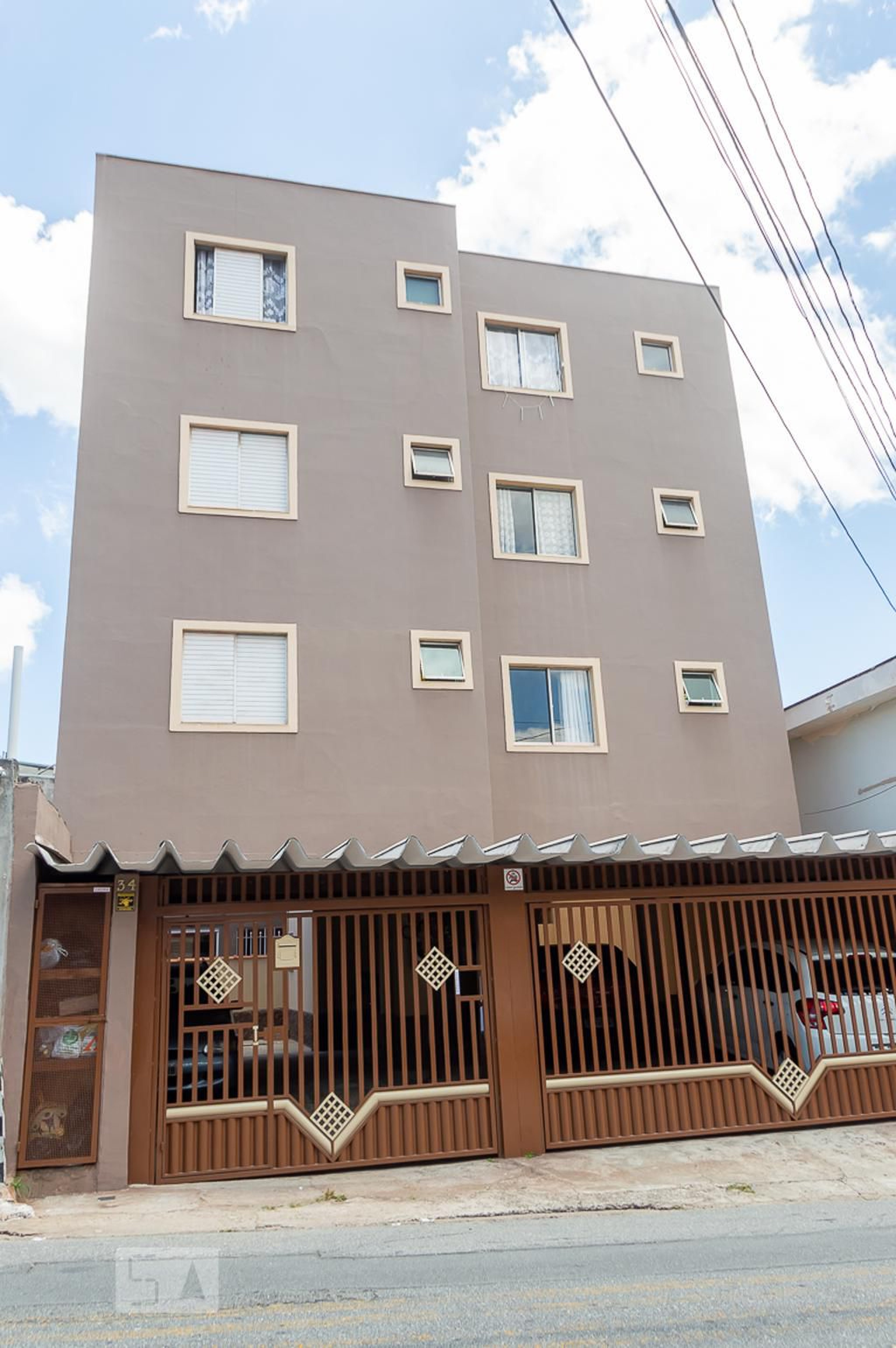 Fachada Condomínio em Rua Angelina Ronchi Martin Bianco, 34