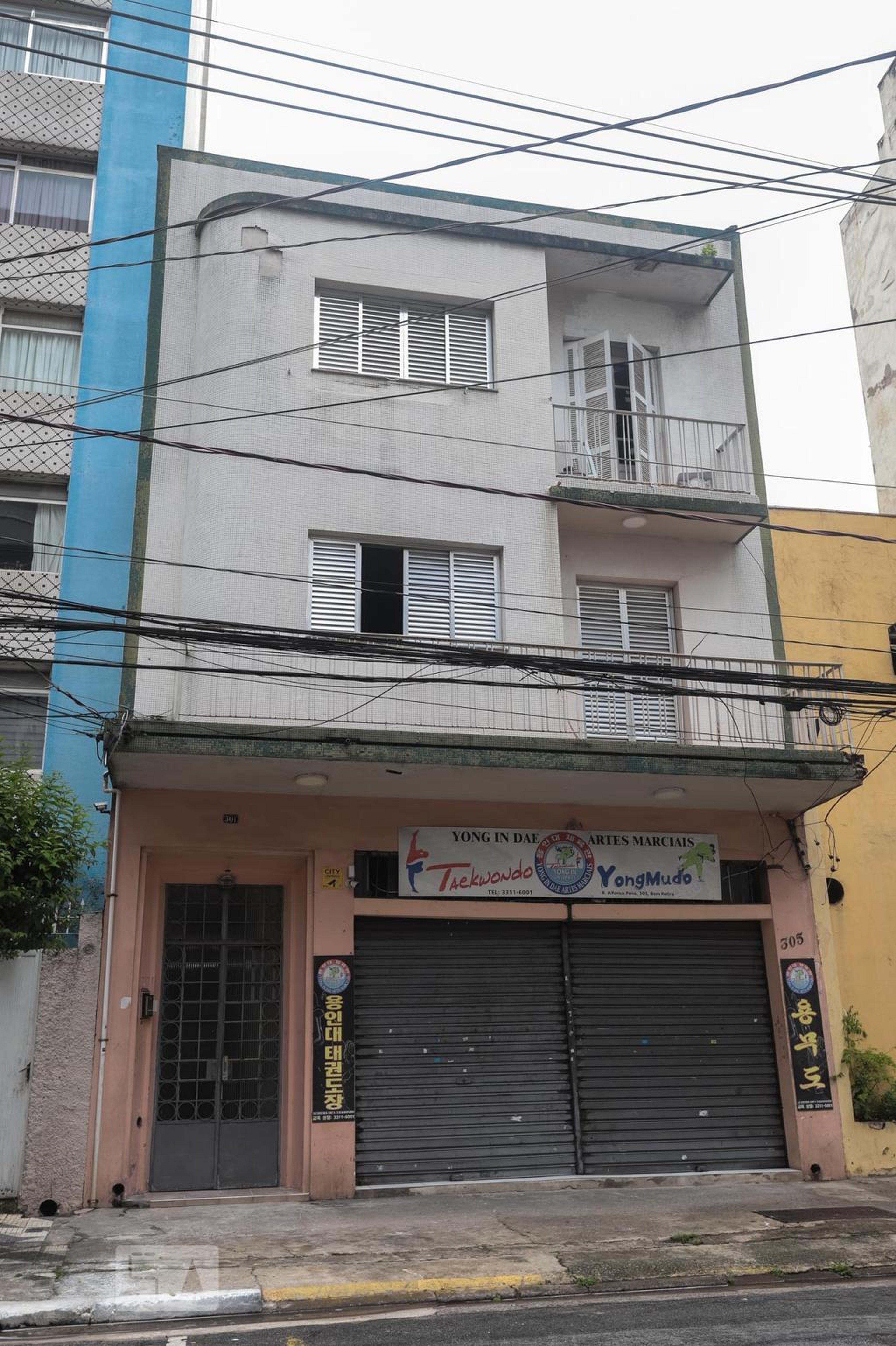 Fachada Condomínio em Rua Afonso Pena, 301