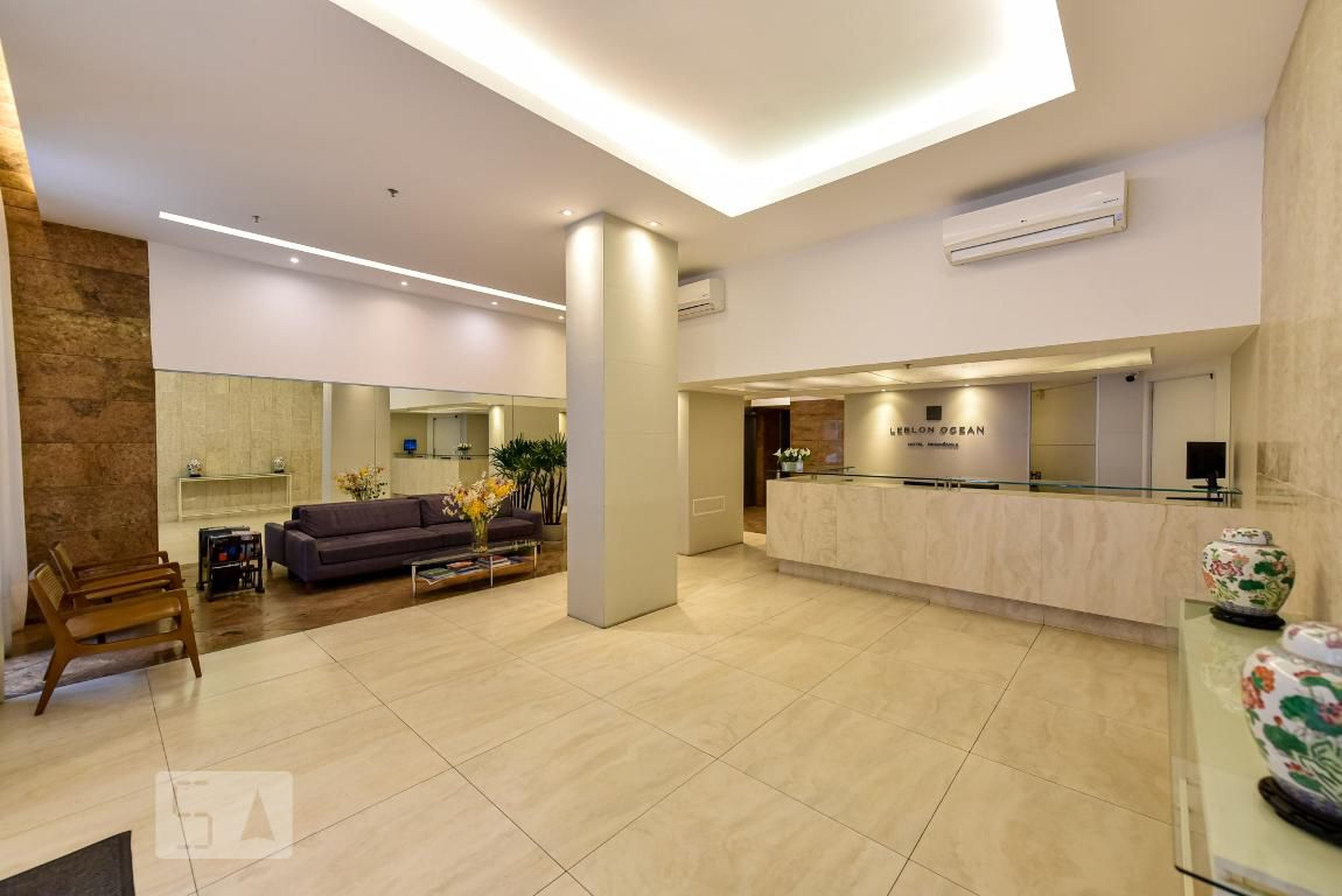 Portaria - Edifício Leblon Ocean Hotel Residencia