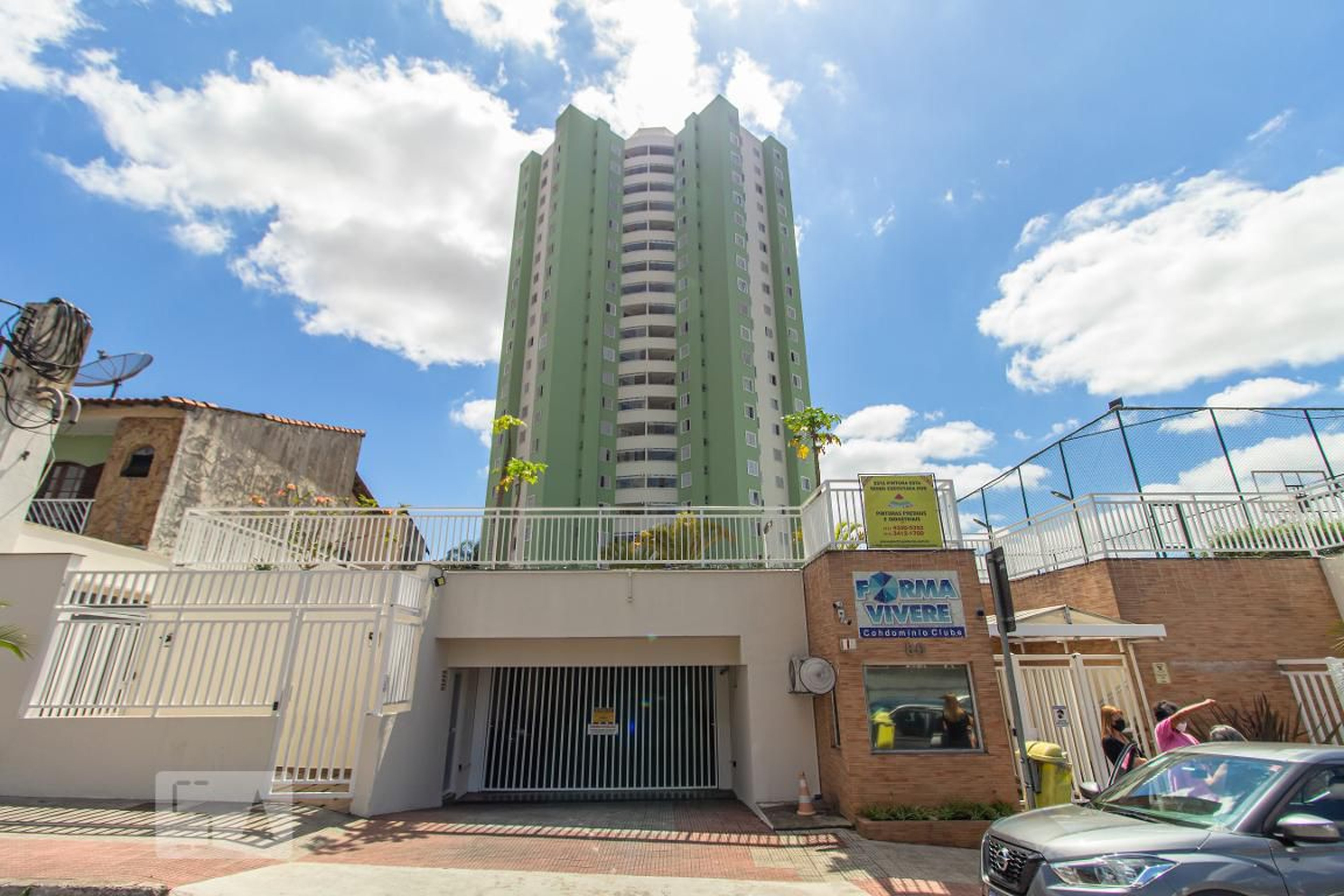 Fachada do Condomínio Condomínio Forma Vivere  Clube