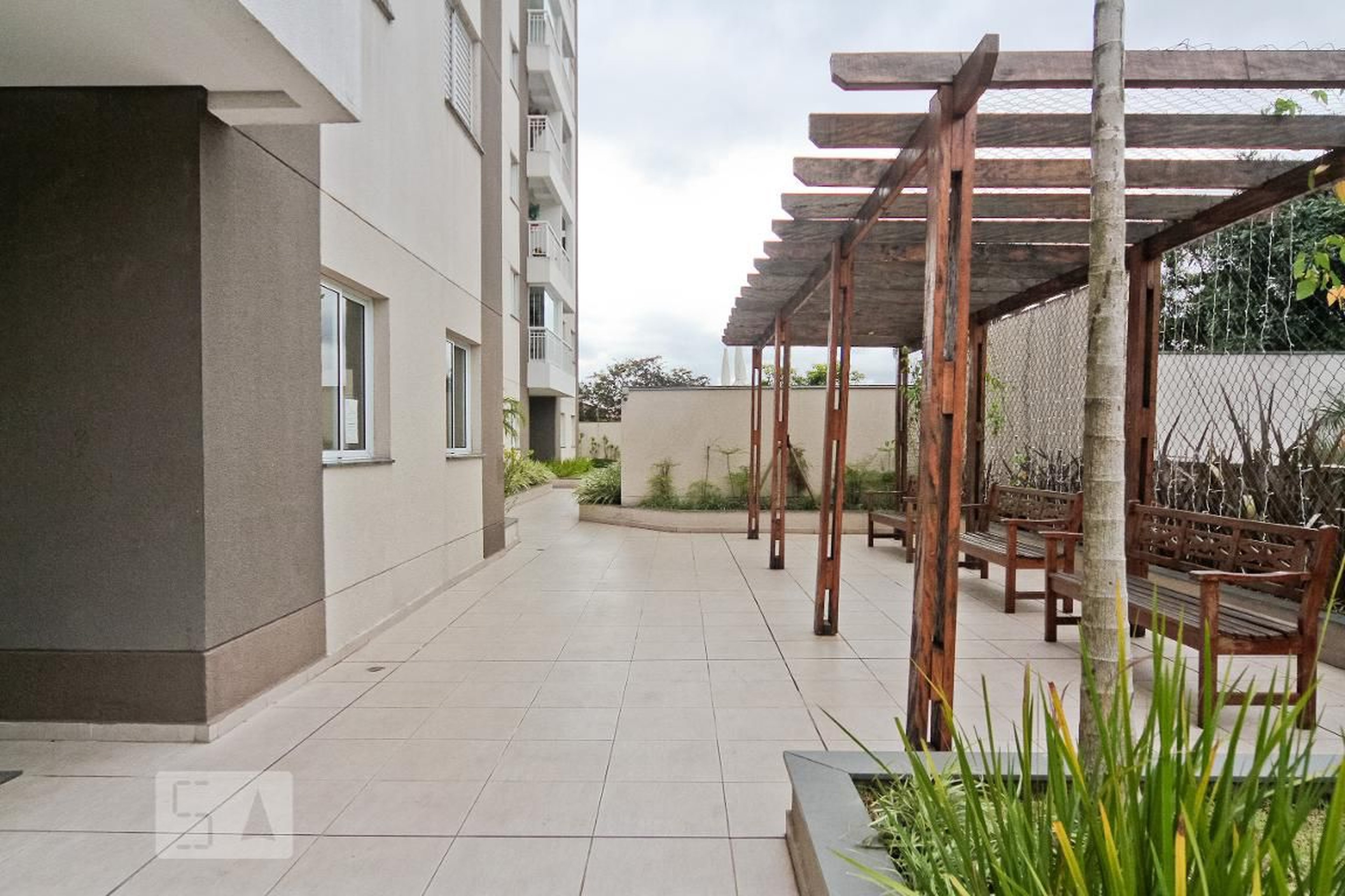 Área comum - Aquarela