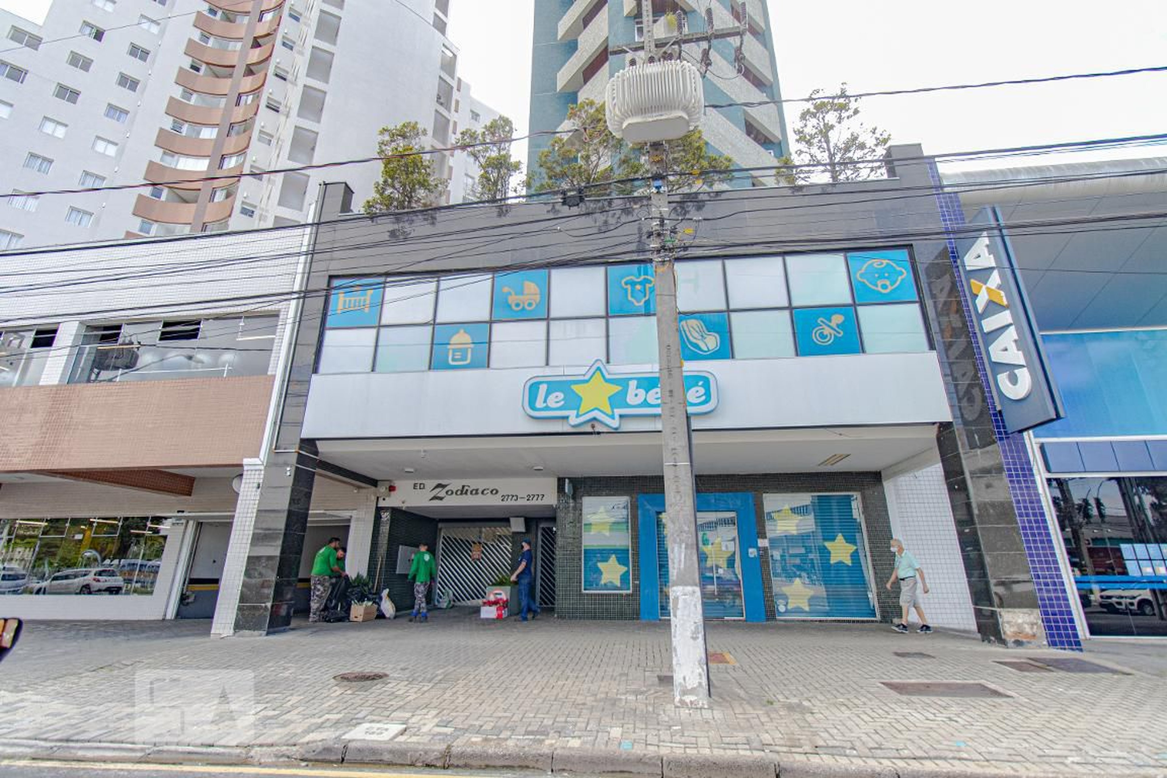 Fachada do Condomínio Edifício Zodíaco