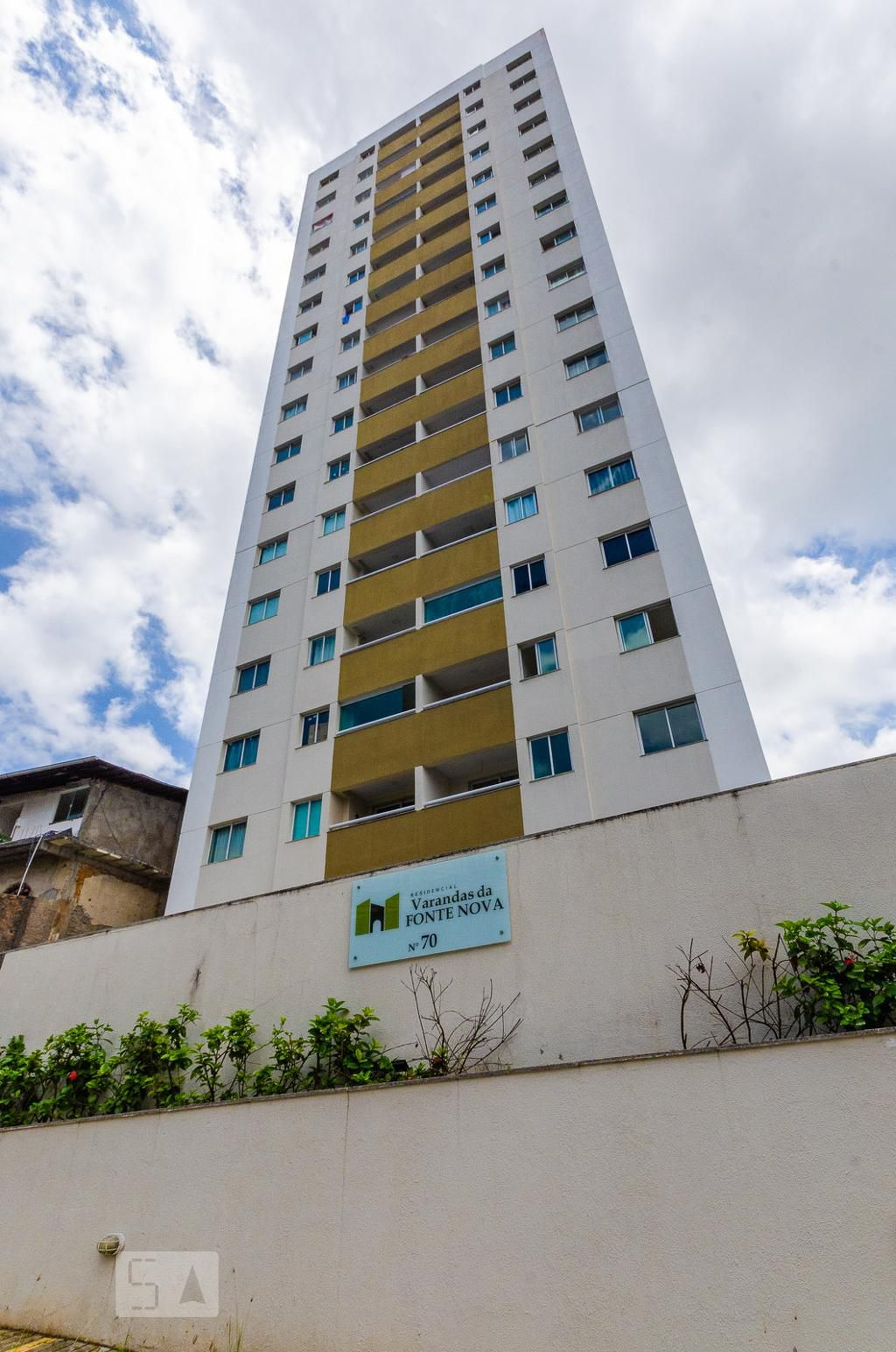 Fachada do Condomínio Residencial Varandas da Fonte Nova