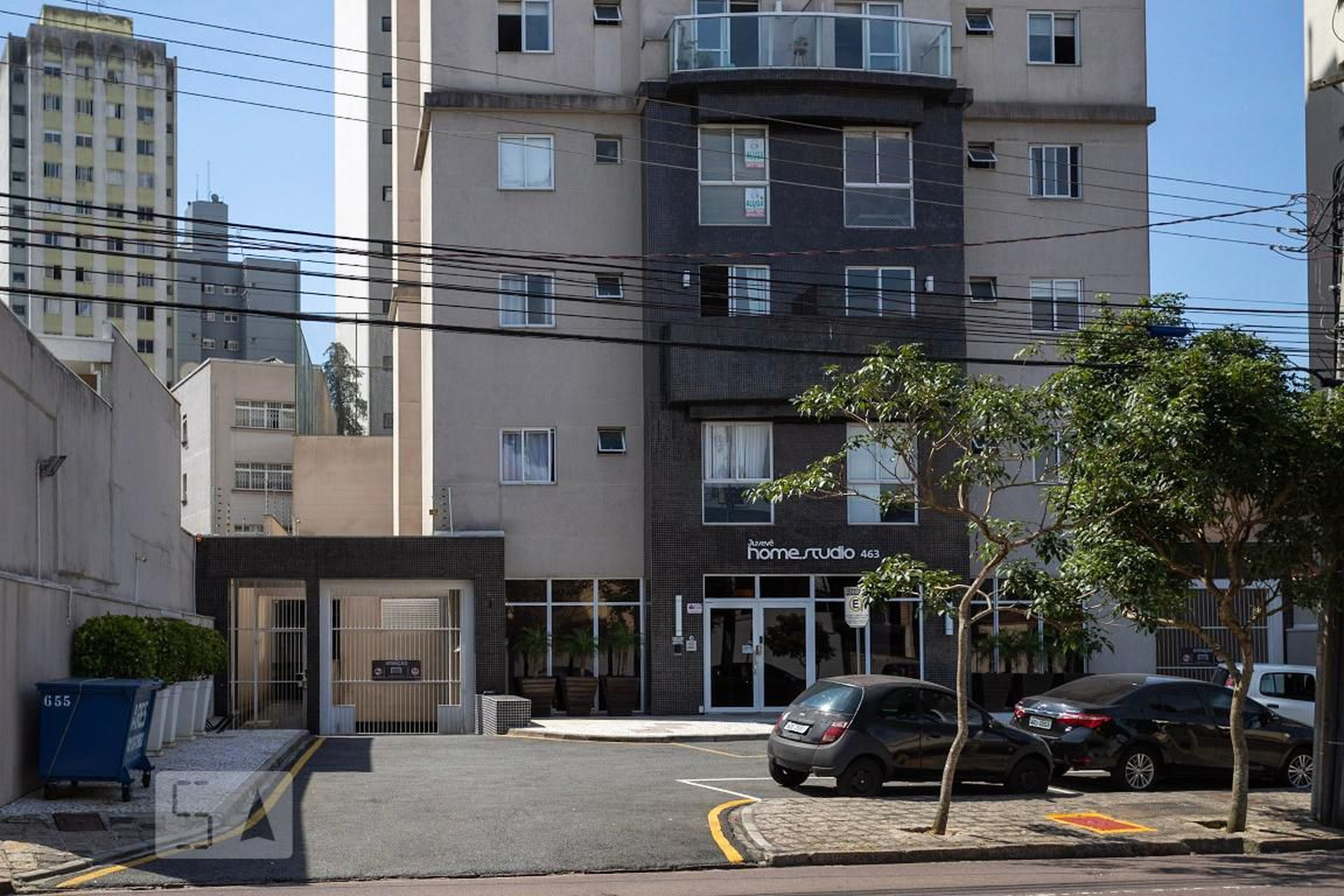 Fachada do Prédio Condomínio Juvevê Home Studio