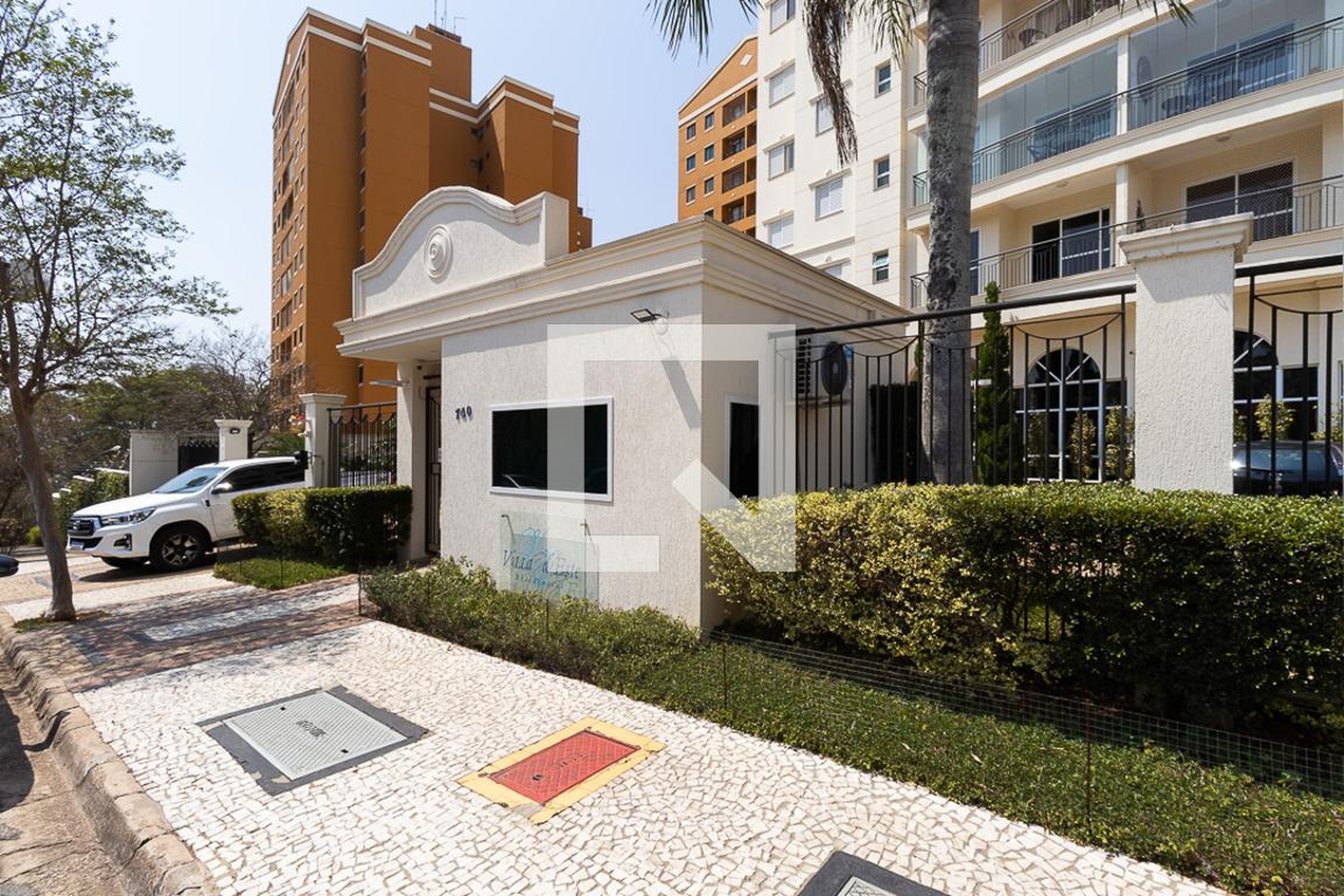 Fachada do Condomínio Residencial Villa D'Este