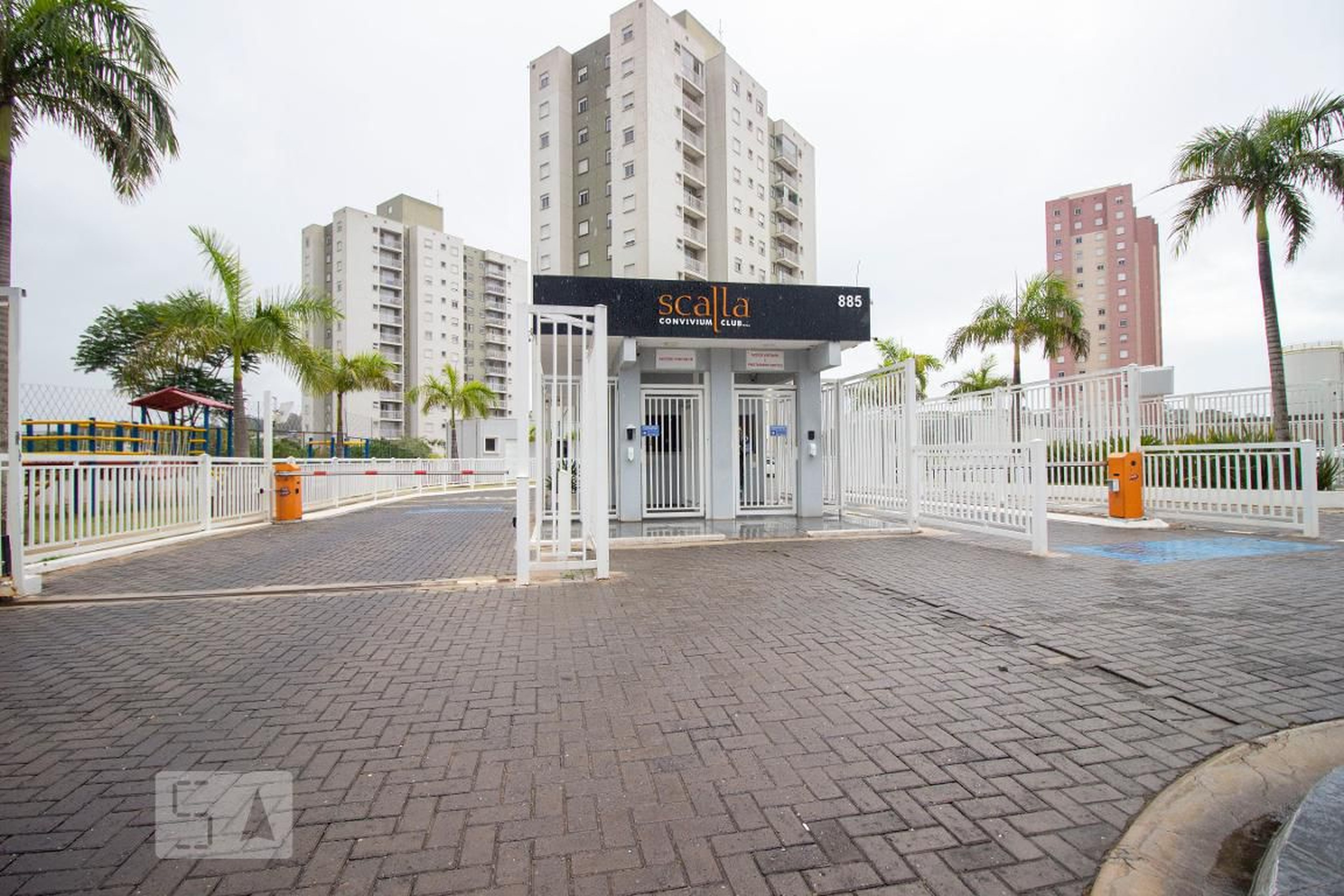 Fachada do Condomínio Condomínio Scalla Convivium Club