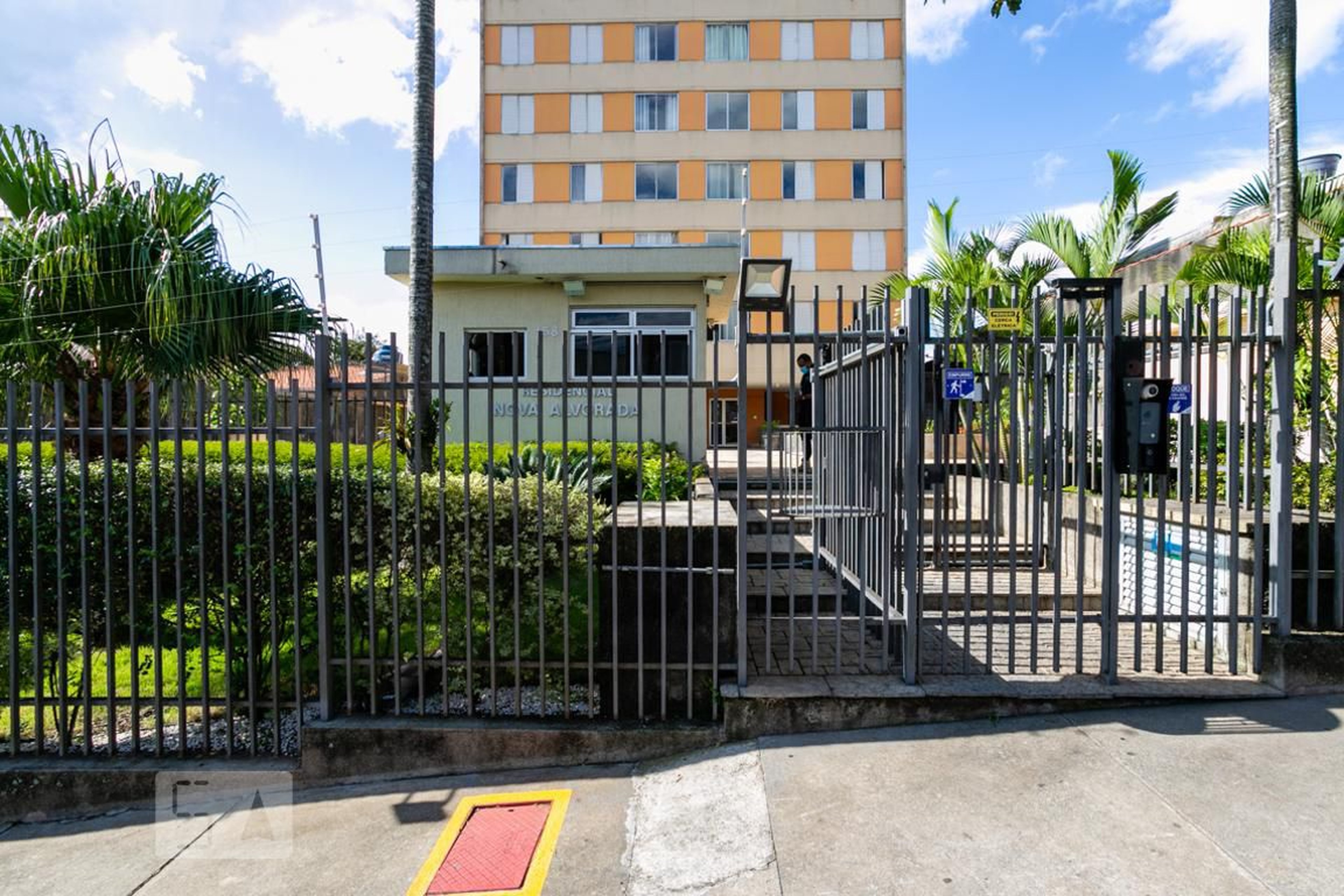 Fachada do condomínio Residêncial Nova Alvorada