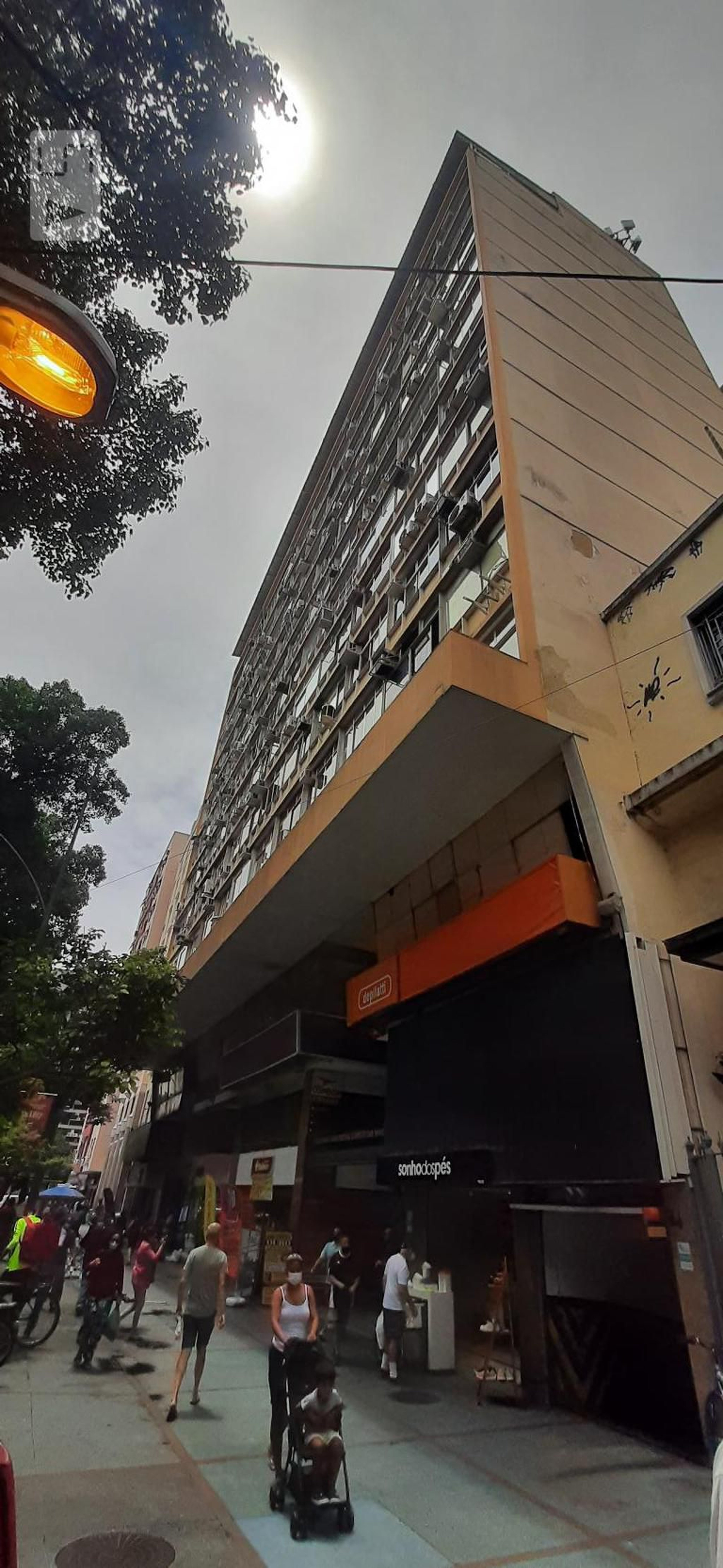 Fachada Condomínio Centro Comercial Largo do Machado