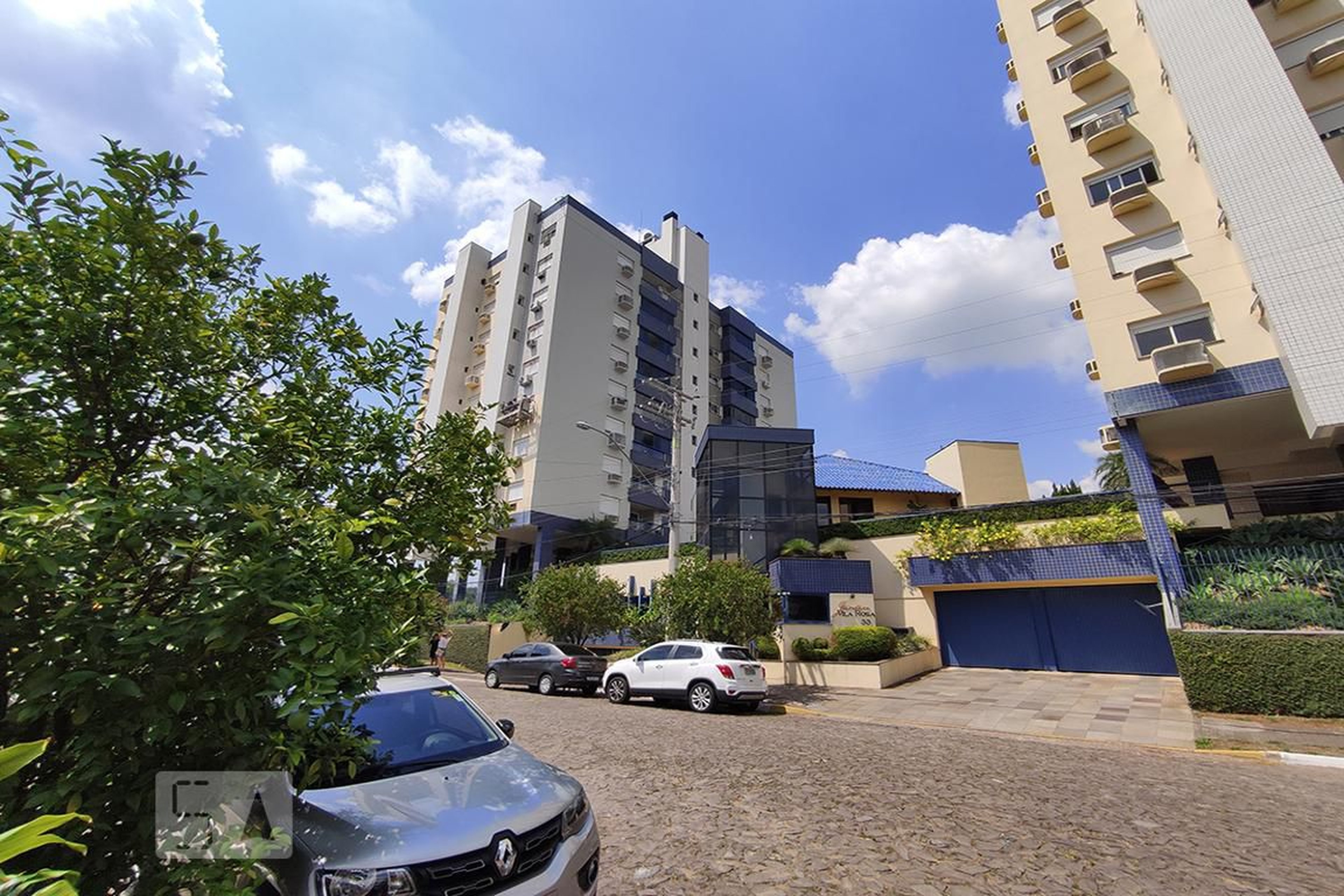 Fachada do Condomínio Edifício Jardim Vila Rosa