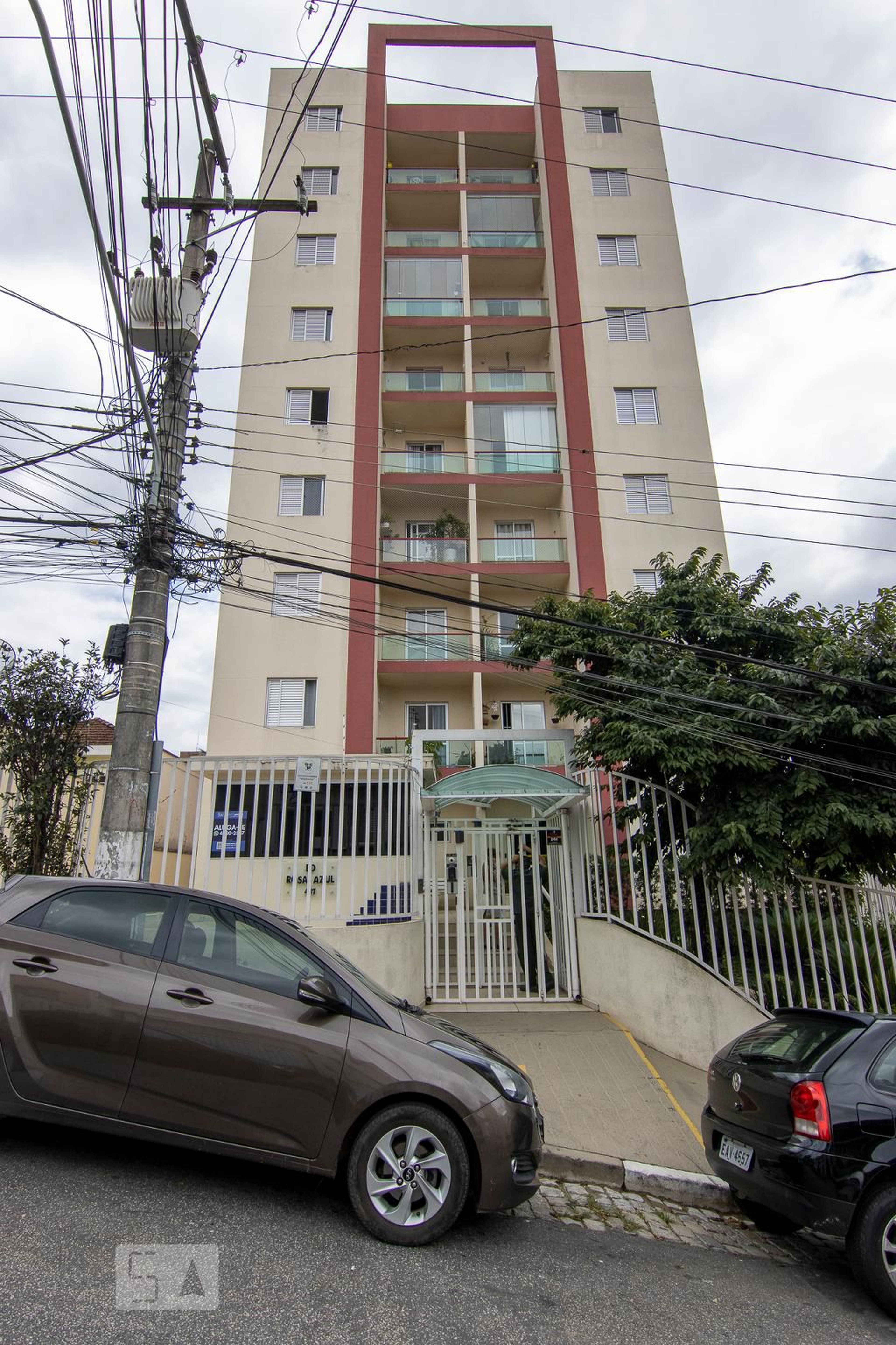 Fachada do Prédio Condomínio Rosa Azul