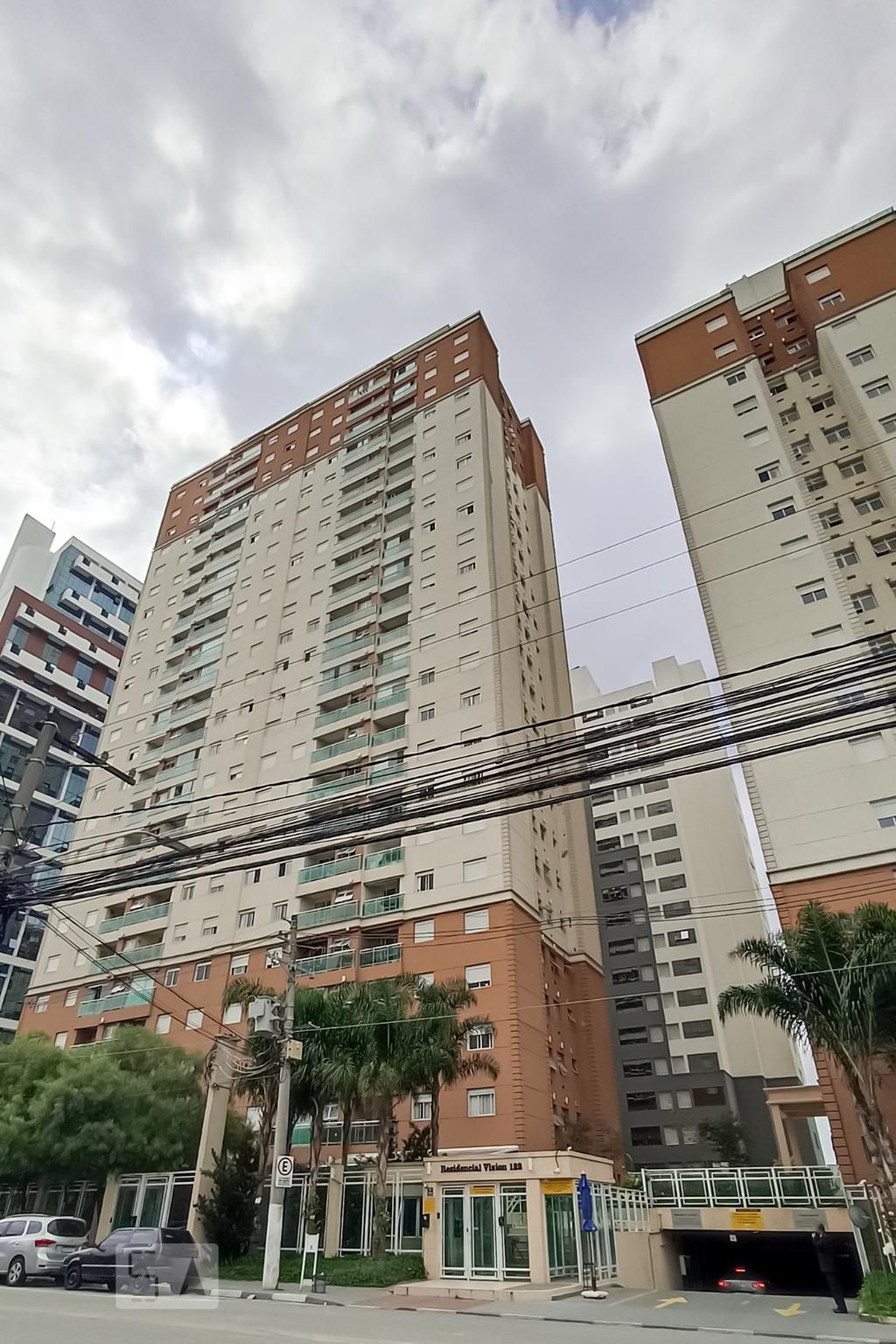 Fachada do condomínio Residencial Vision