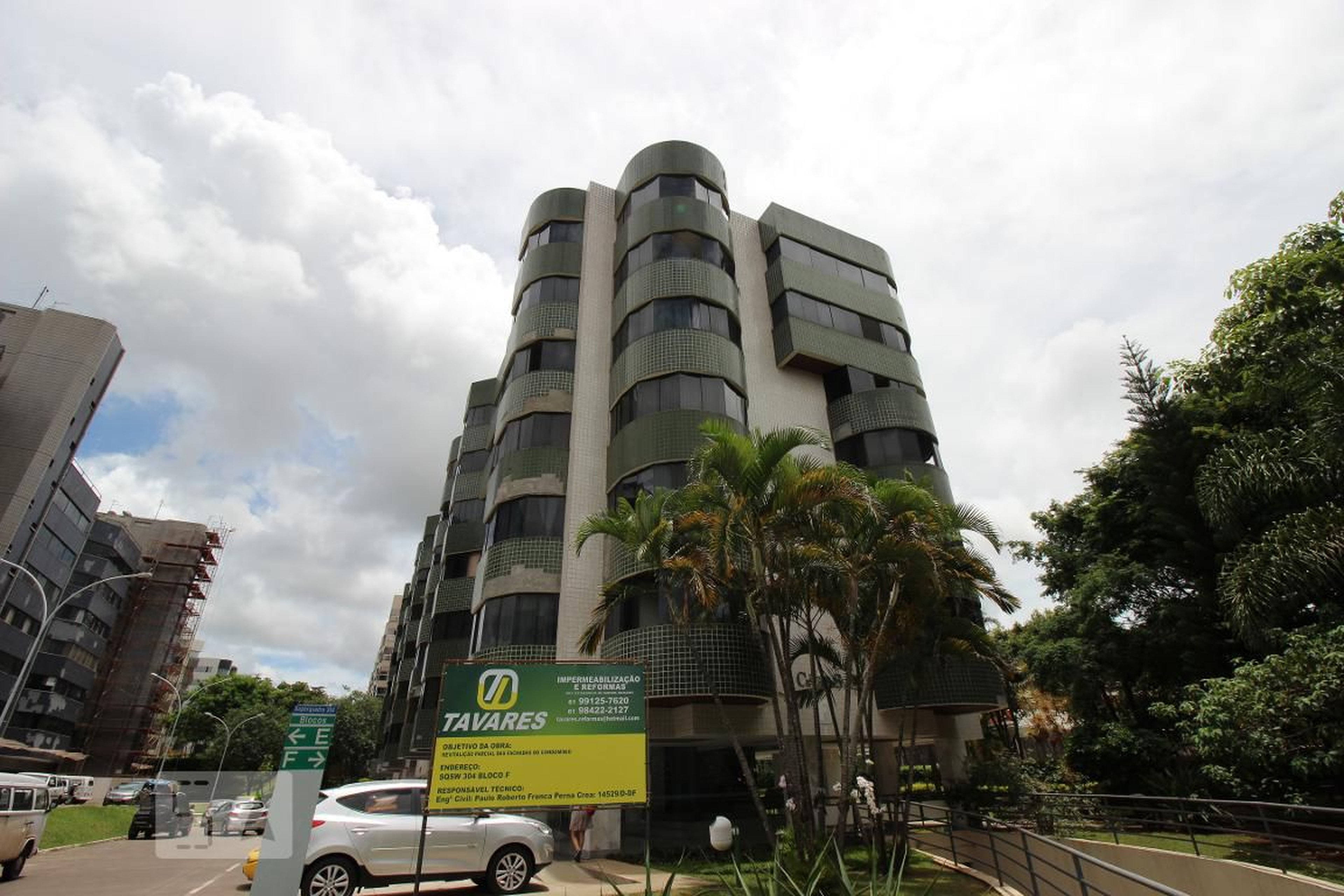 Fachada Condomínio em SQSW 304 Bloco F, 0