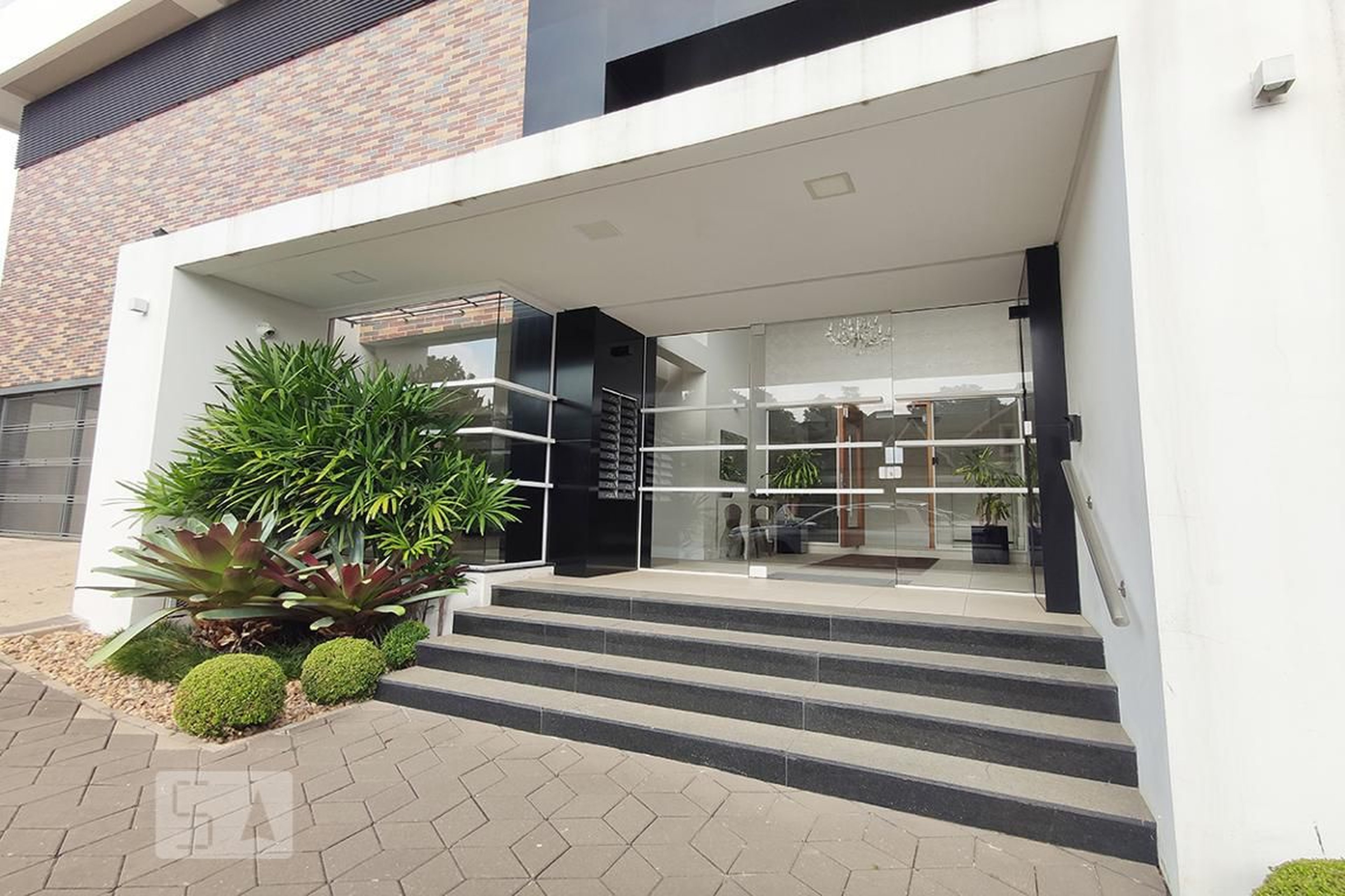 Fachada Condomínio em Rua Germano Lang, 601