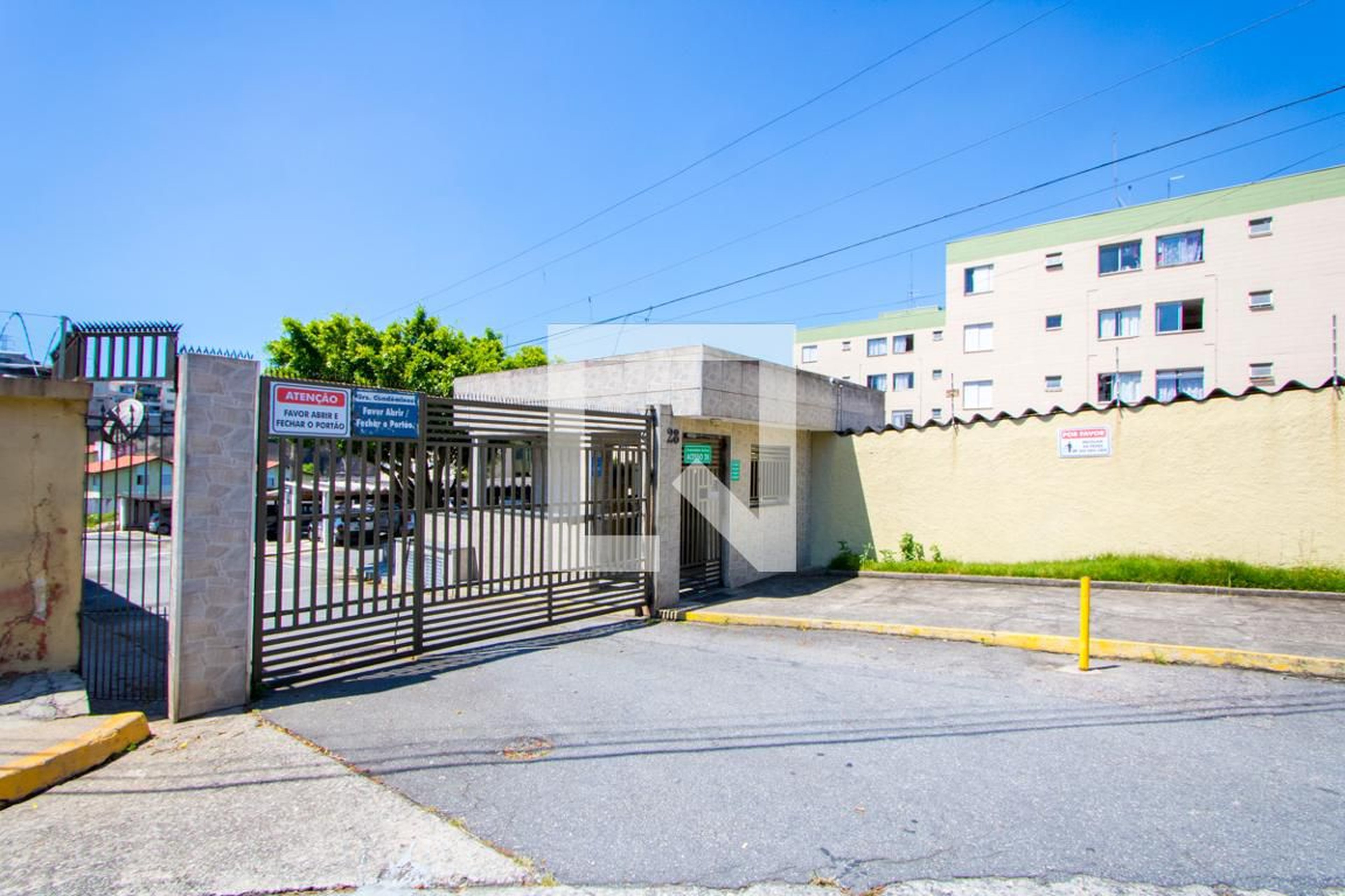 Fachada do condomínio Residencial Itaunas