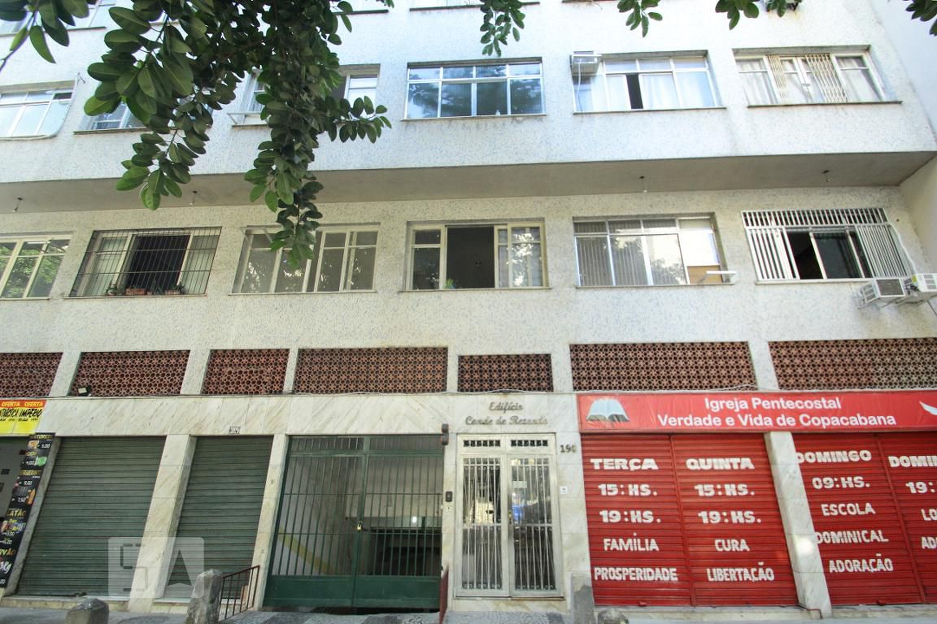 Entrada do Prédio - Edifício Conde de Rezende