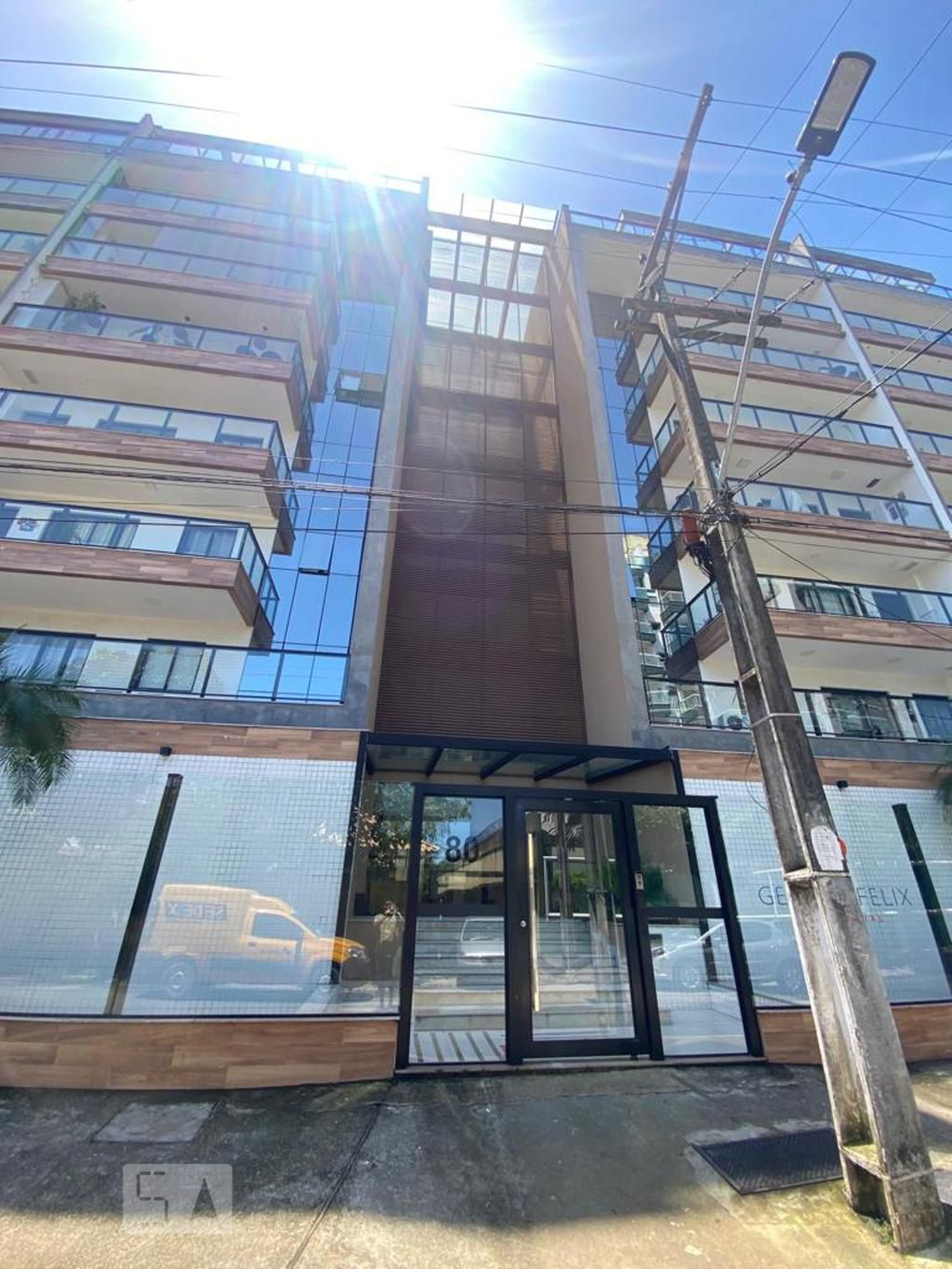 Fachada Condomínio em Alameda Aristídes Lôbo, 80