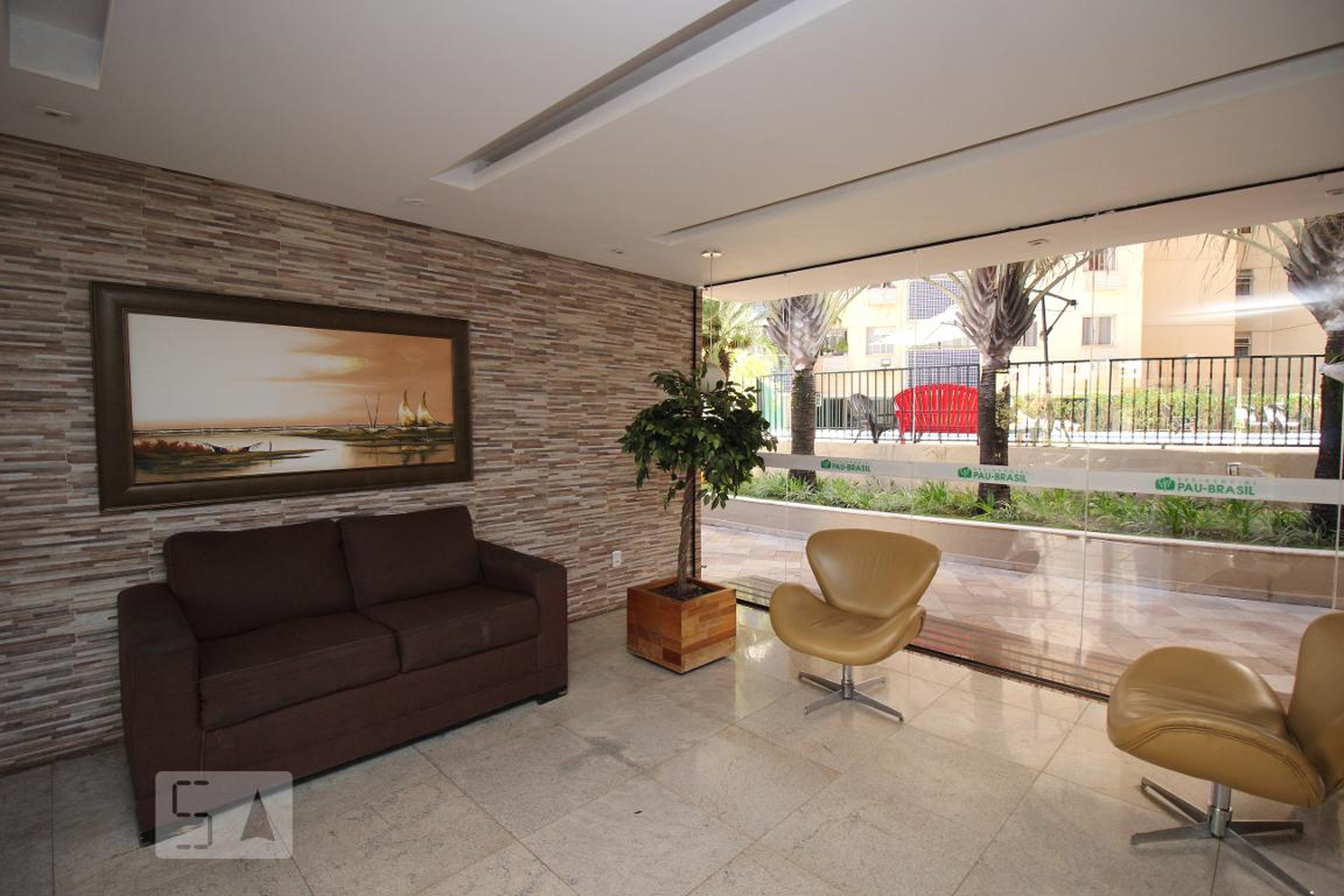 Hall social - Residencial Pau Brasil