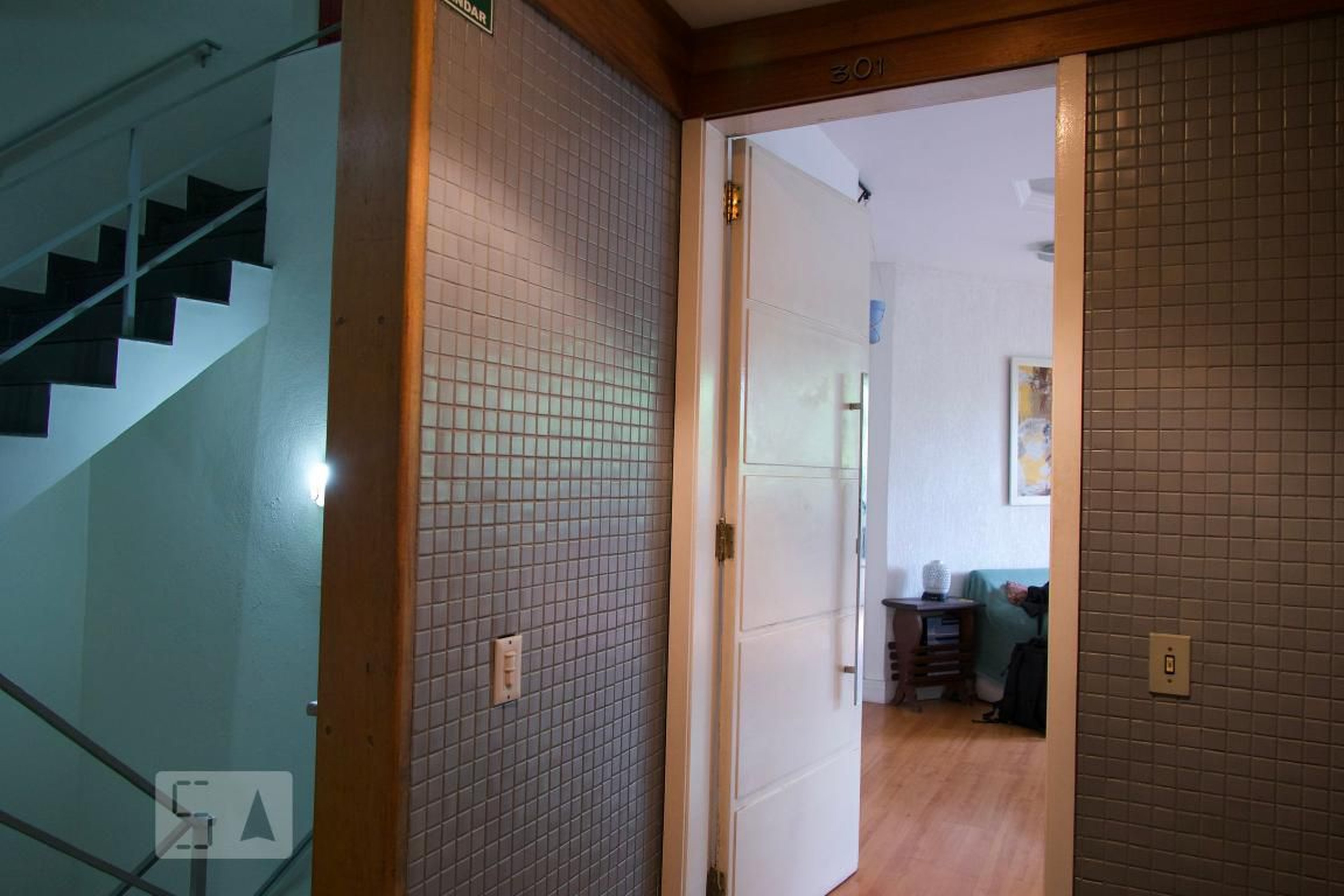 Hall entrada - Edifício Parque da Gávea