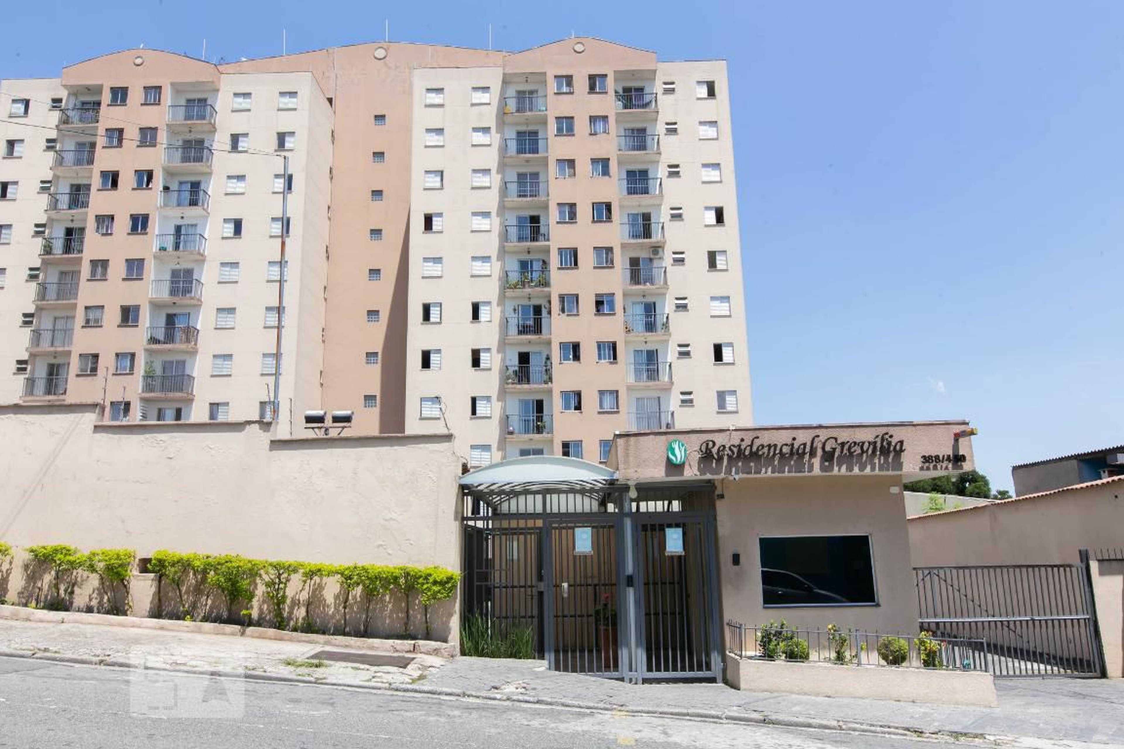 Fachada do Condomínio Residencial Grevilia