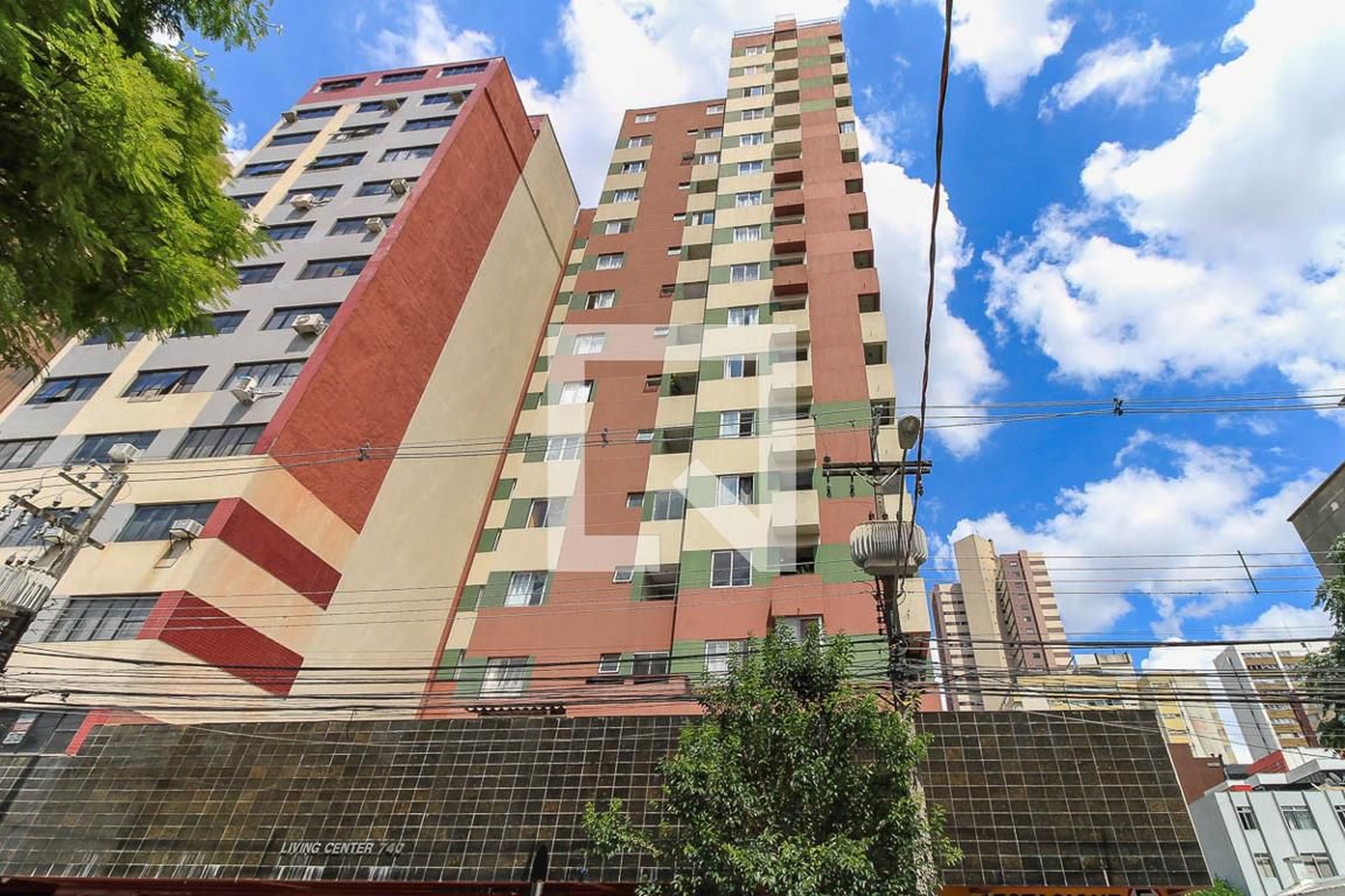 Fachada Condomínio Studio Living Center