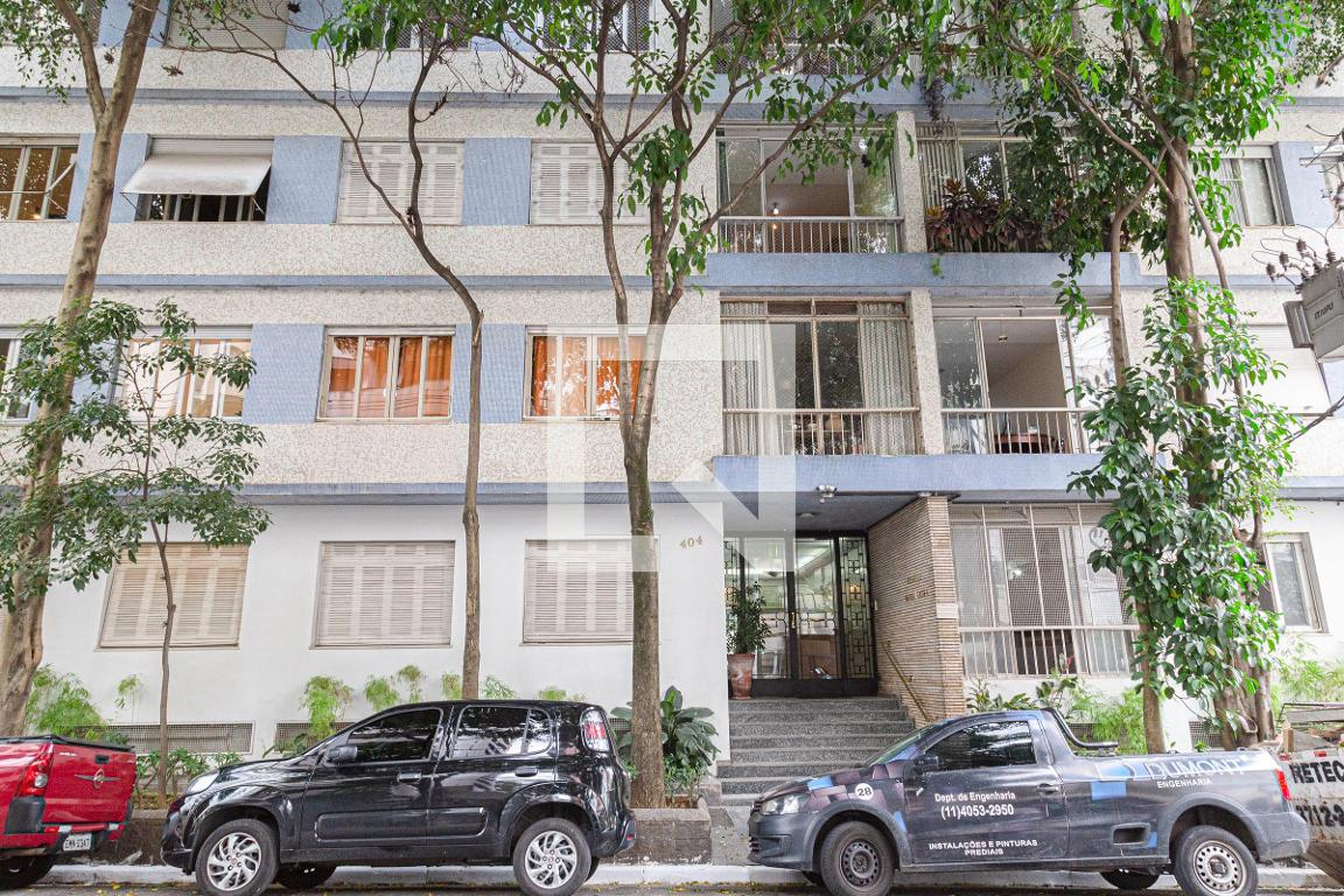 Fachada do Condomínio Condomínio Maria Laura