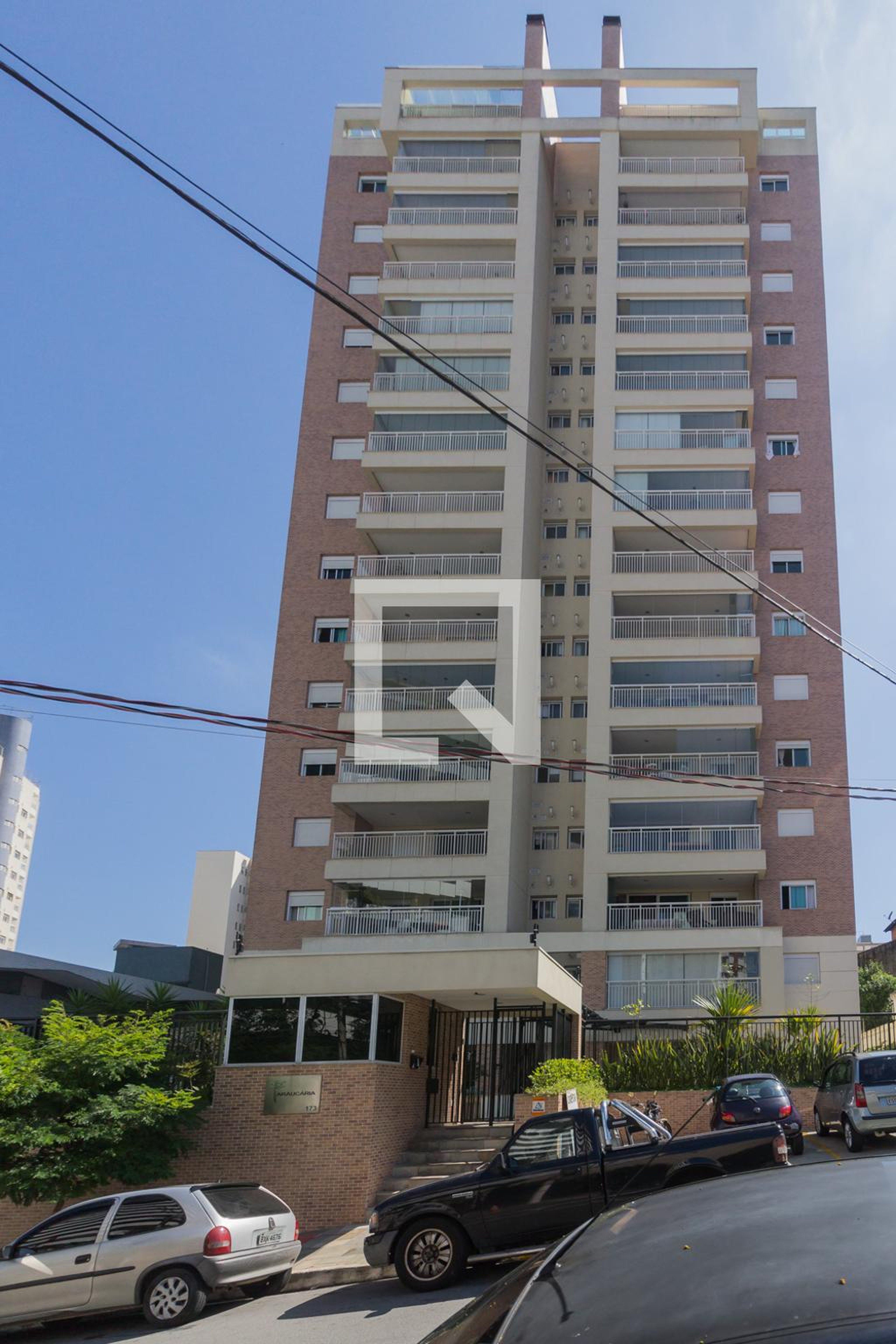 Fachada do Condomínio Residencial Araucária