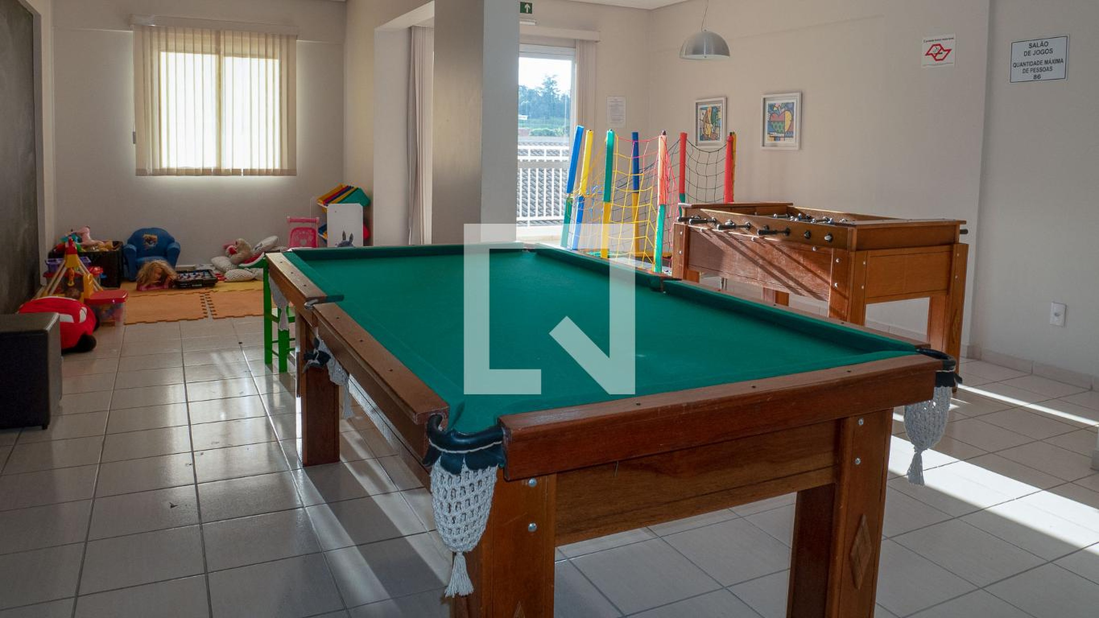 Salão de jogos - Residencial Apuã
