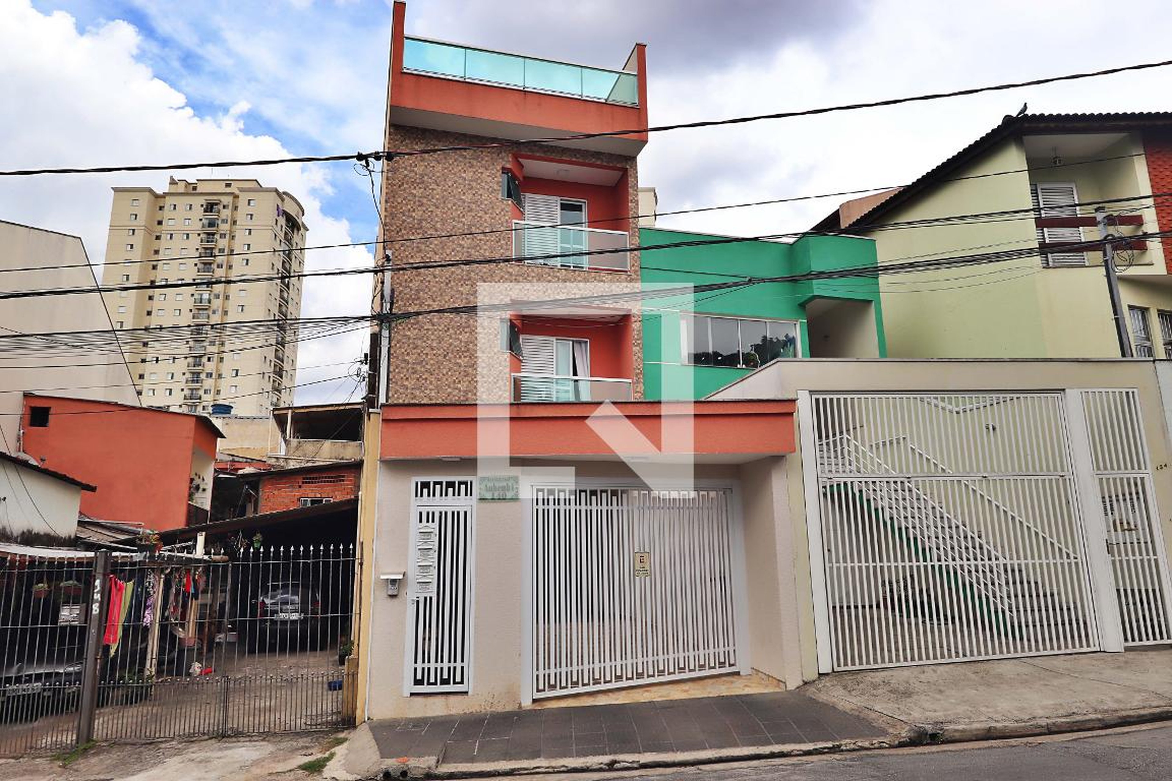 Fachada Condomínio em Rua Anhembi, 140