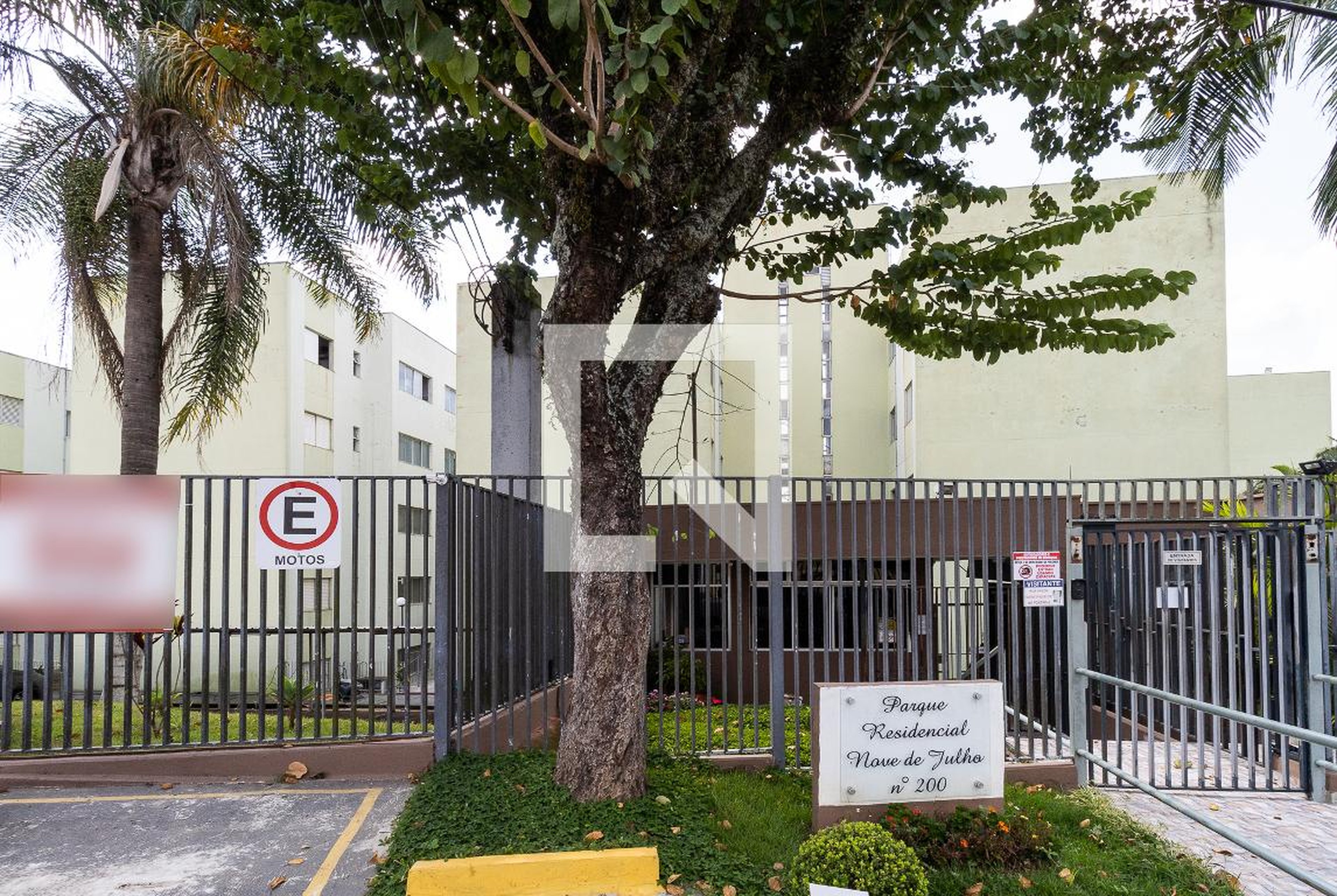 Fachada do Condomínio Residencial Nove de Julho
