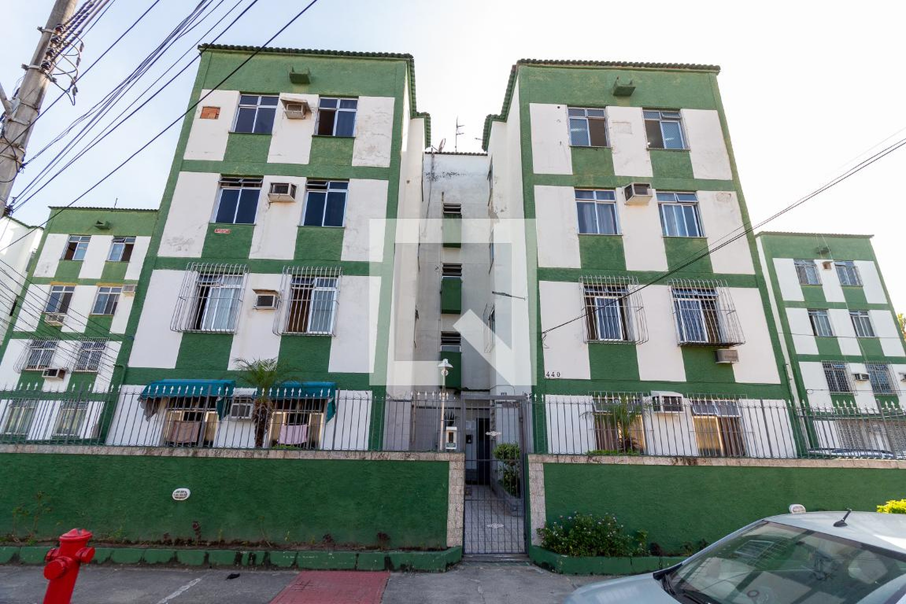 Fachada do Condomínio Residencial Irajá