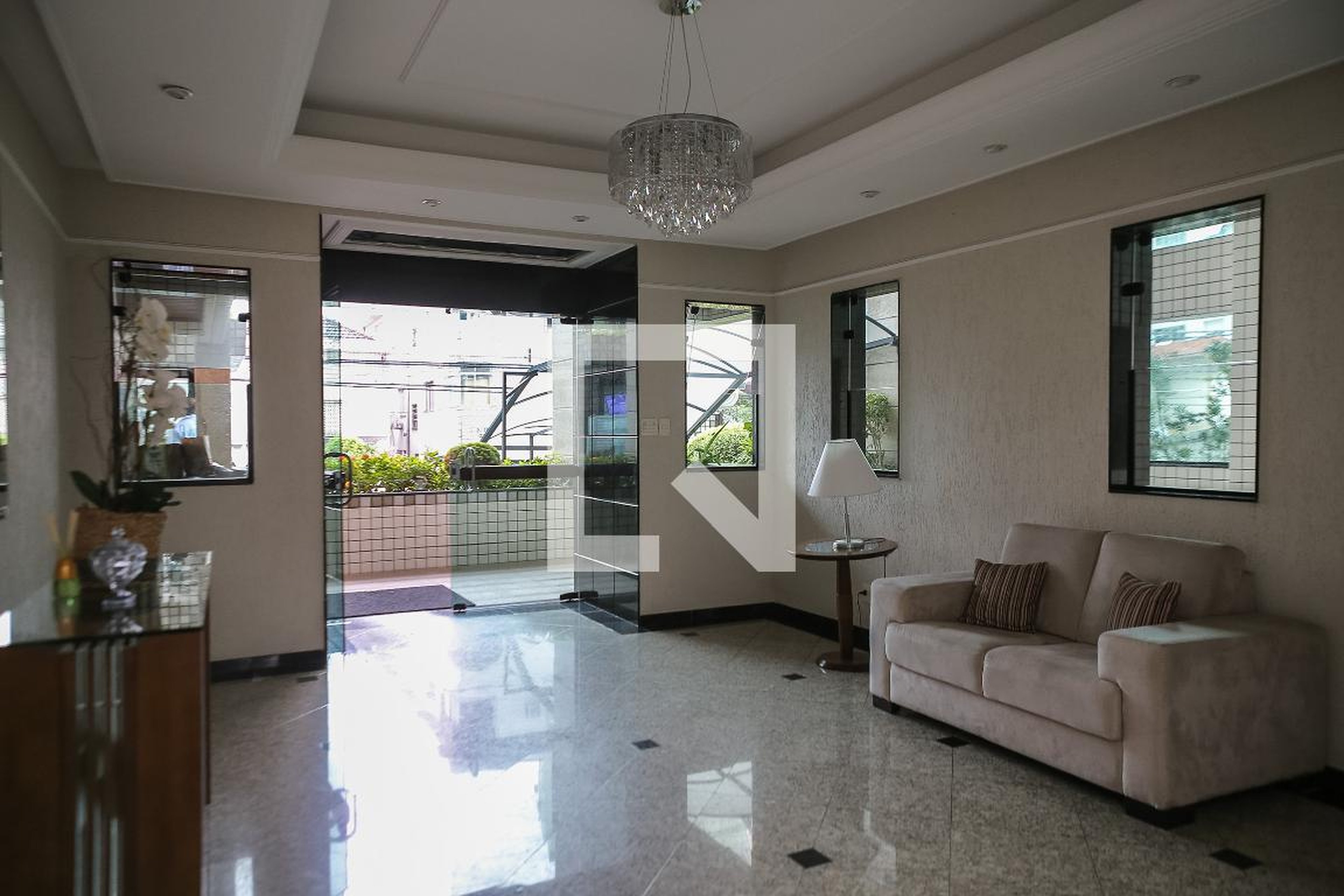 Hall de entrada - Residencial Portal das Flores