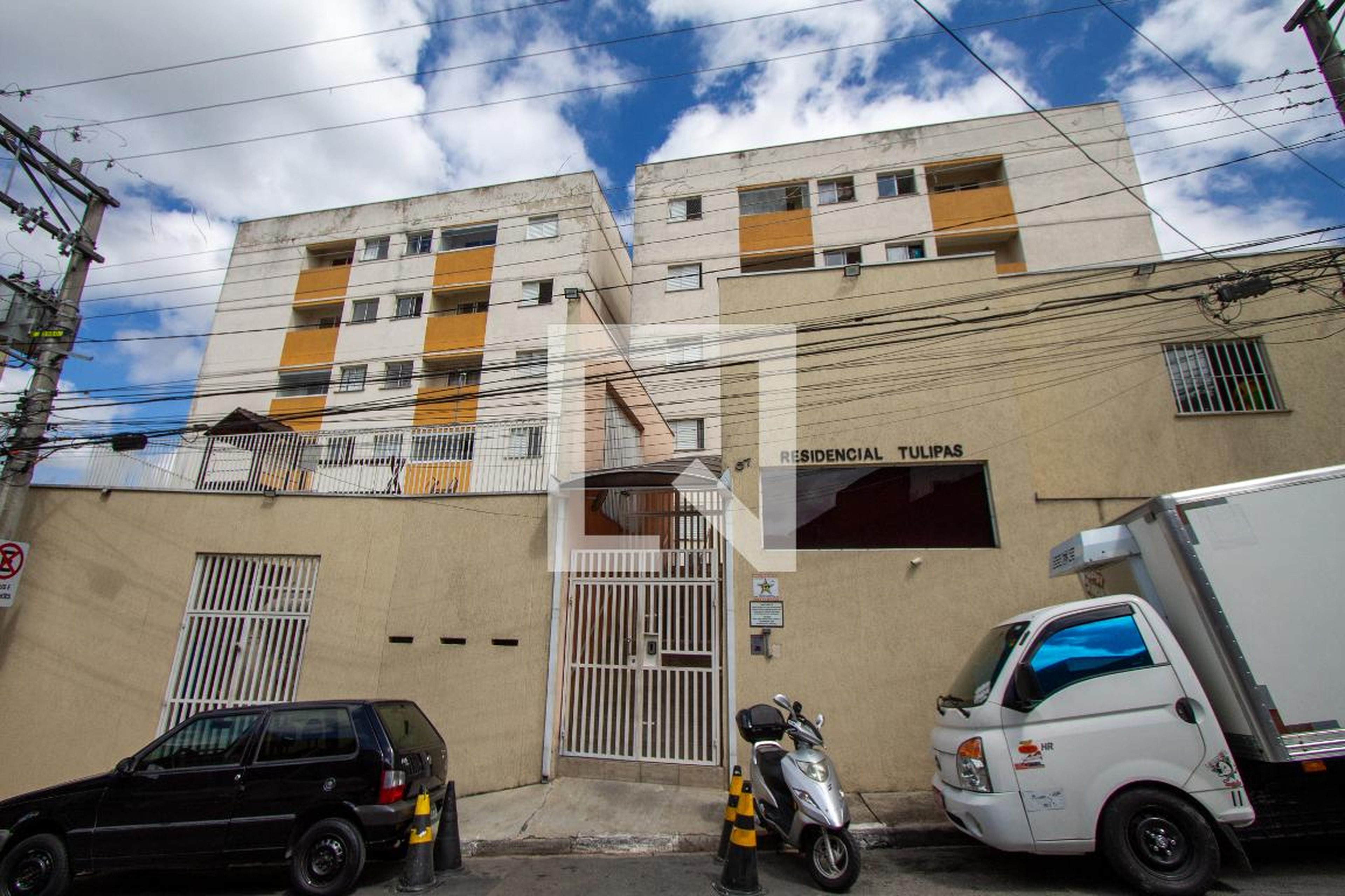 Fachada do Condomínio Residencial Tulipas