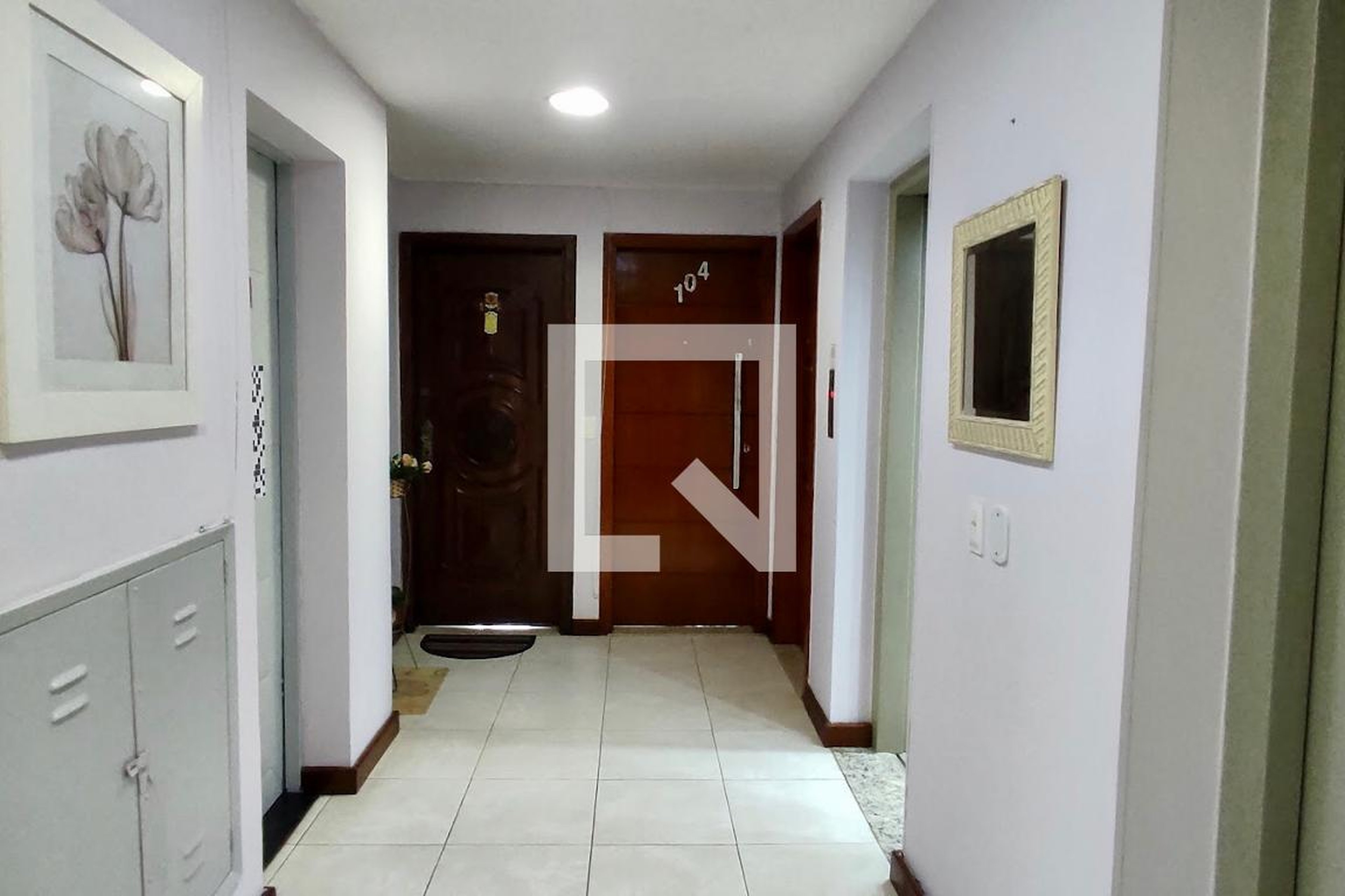 Hall de entrada - Edifício Parque da Gávea