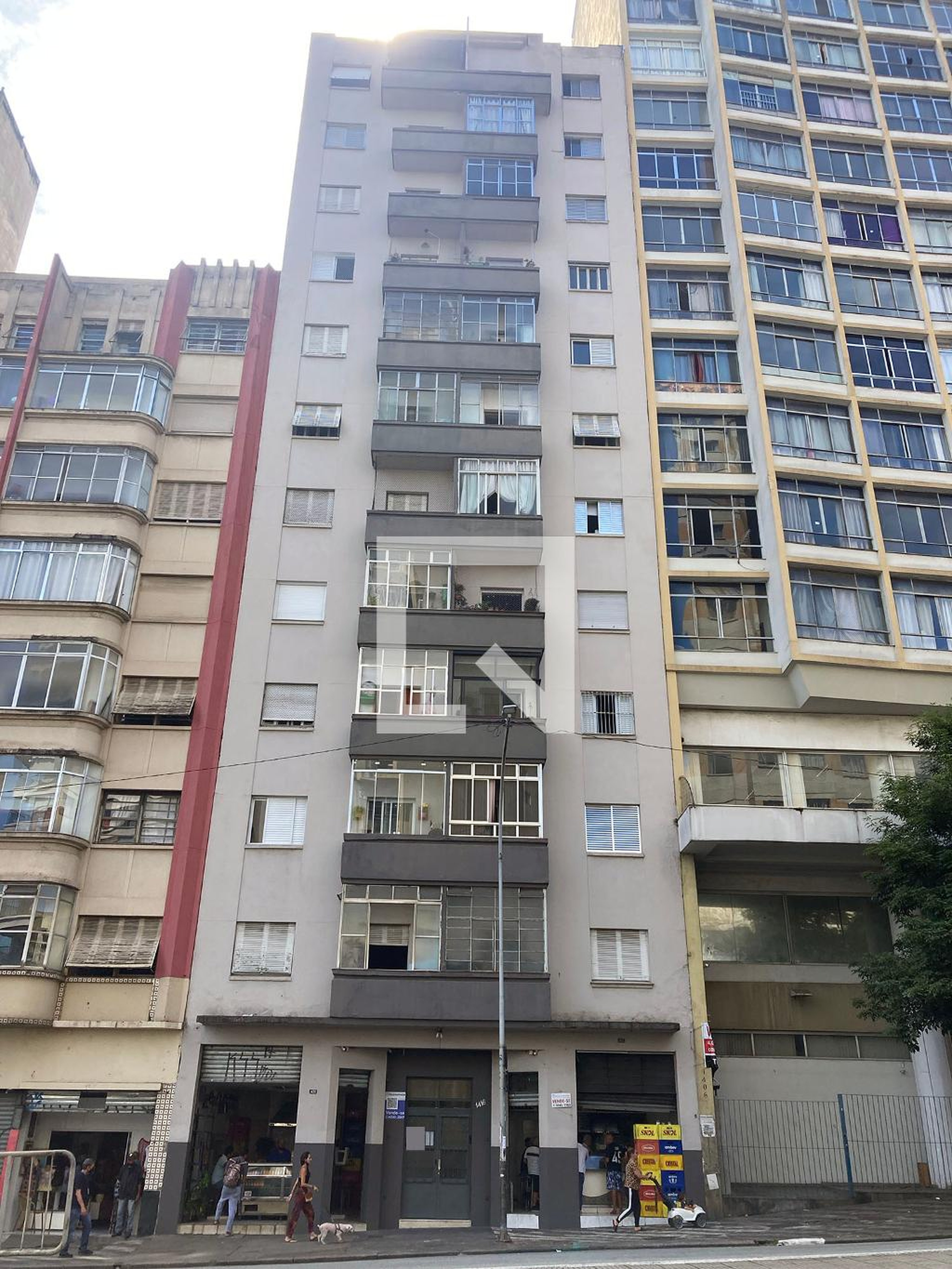 Fachada Condomínio em Avenida São João, 1413