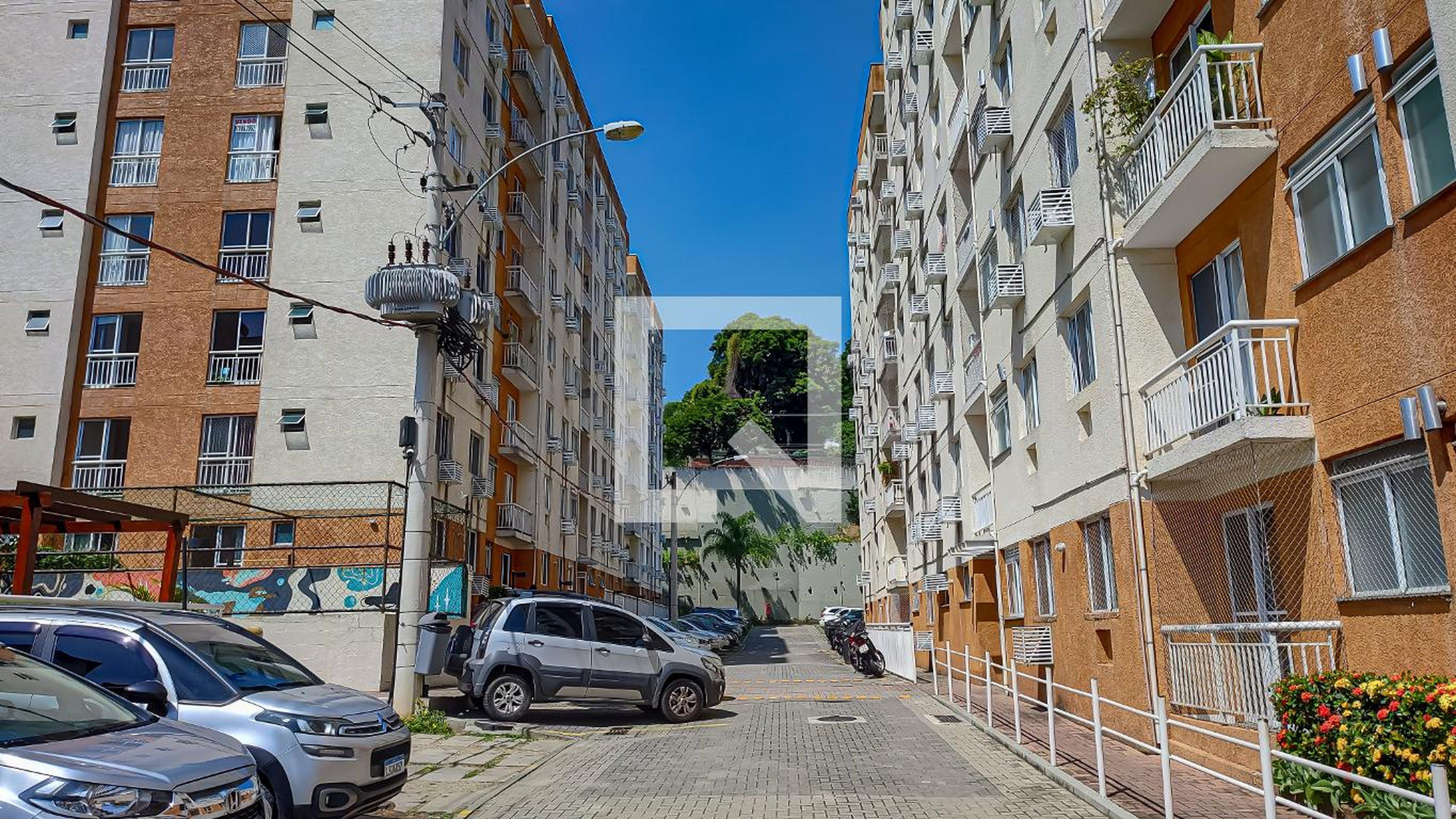 Fachada do Condomínio Condomínio Mais Recanto da Taquara