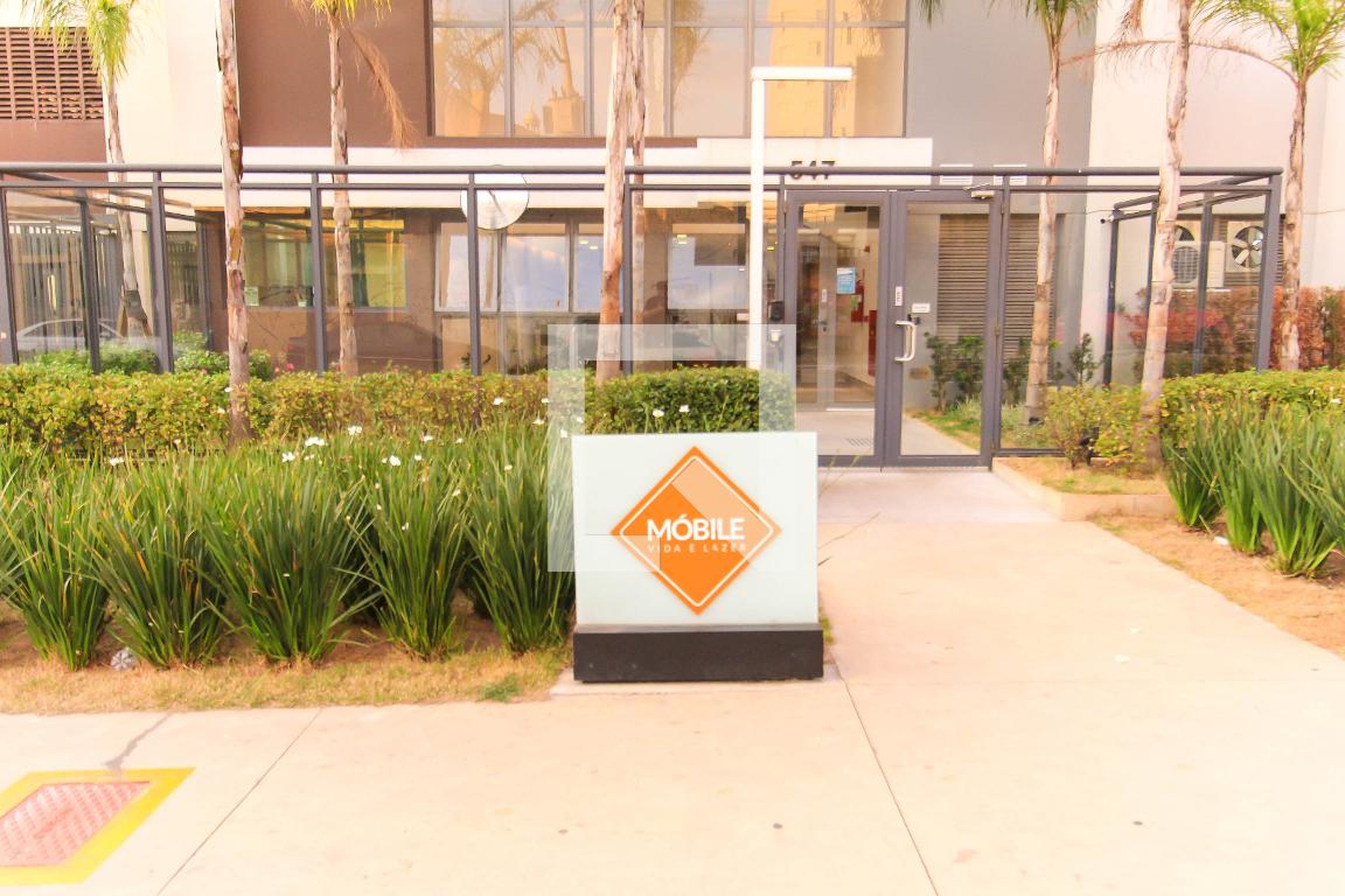 Fachada do Condomínio Condomínio Mobile Vida e Lazer