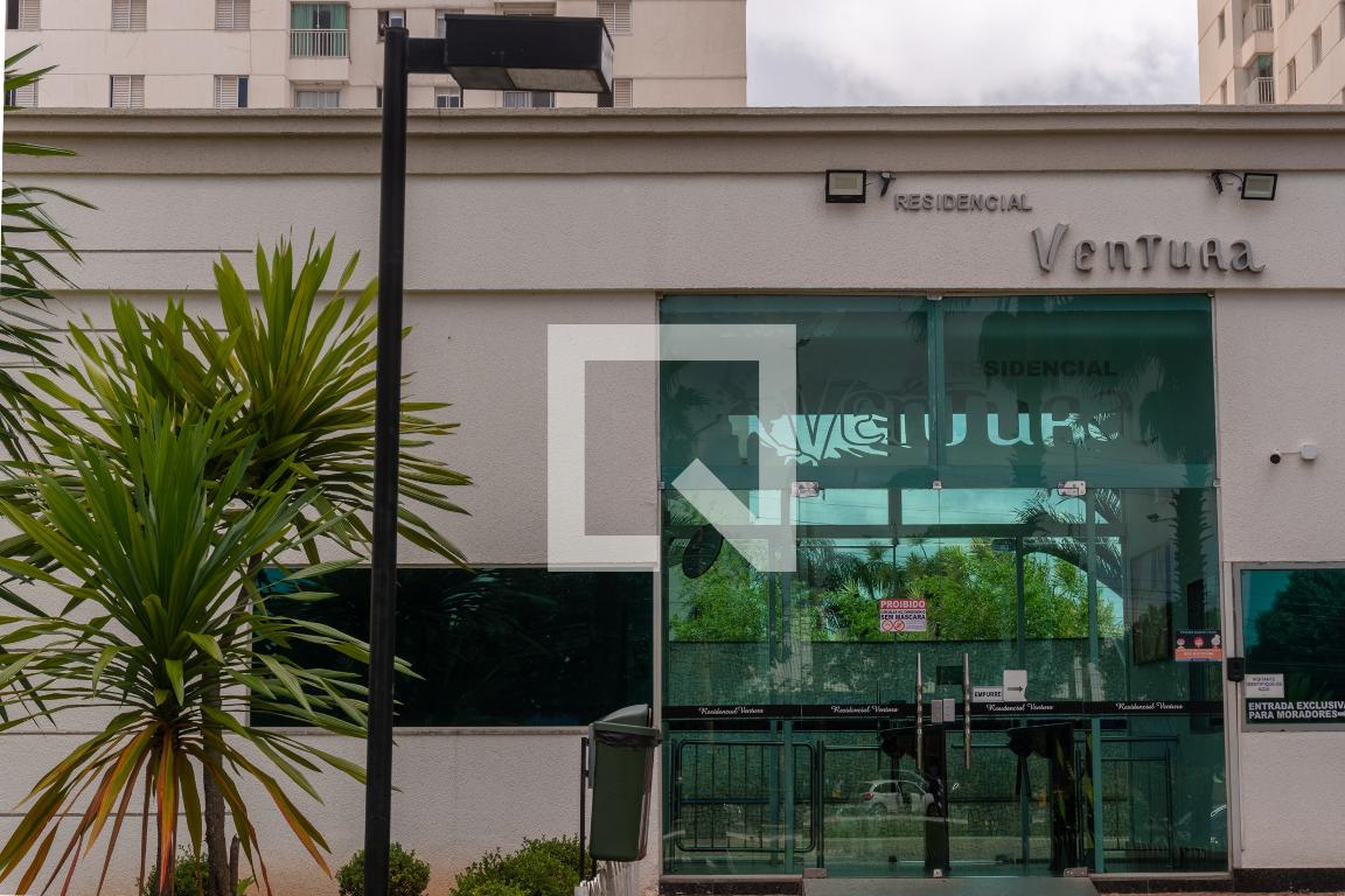 Fachada do Condomínio Residencial Ventura