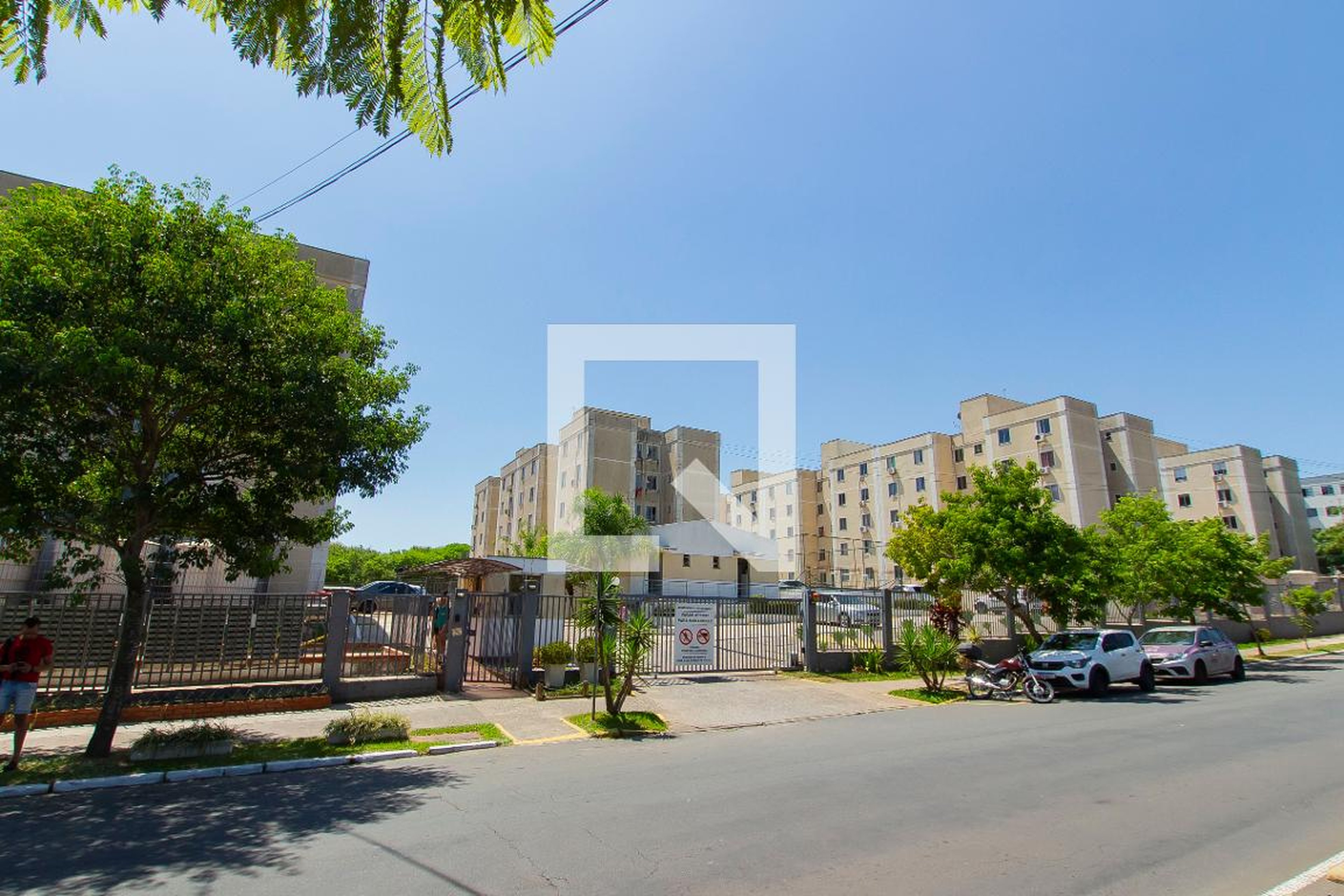 Fachada do Condomínio Edifício Residencial Figueiredo I